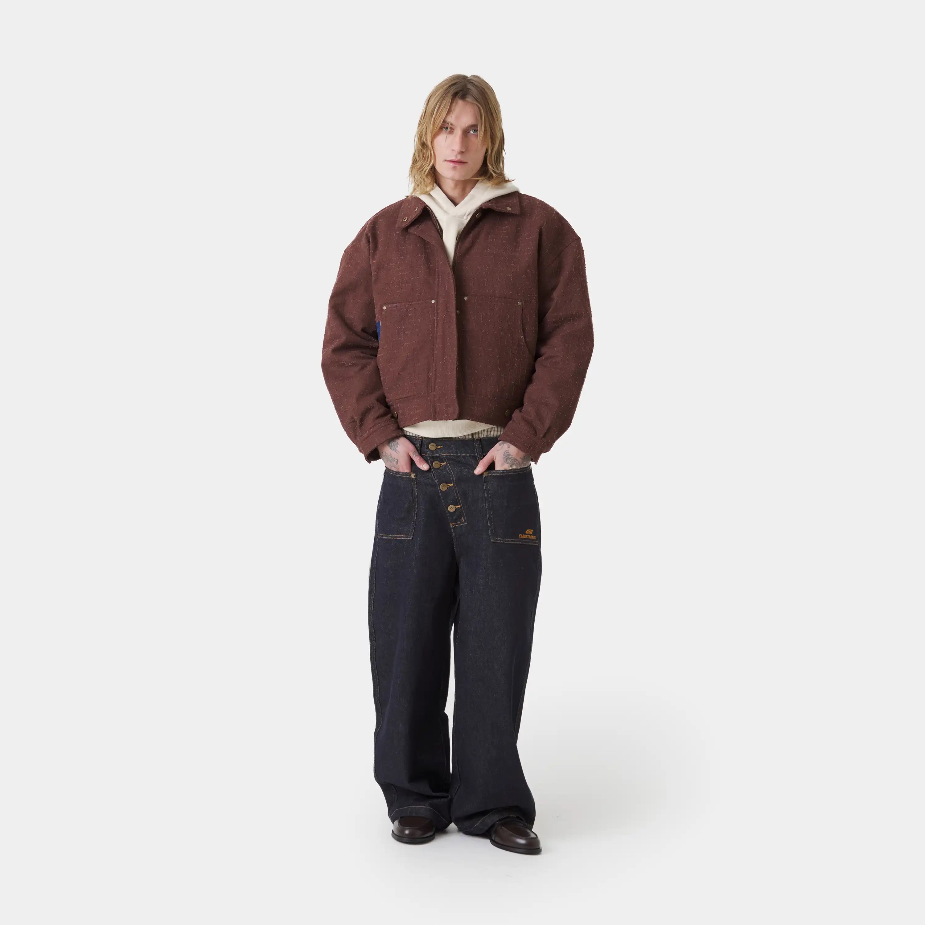 Ccort Needle Brown Jacket Outerwear Eme Studios