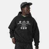 Chancellor Black Oversized Hoodie Hoodies Eme Studios