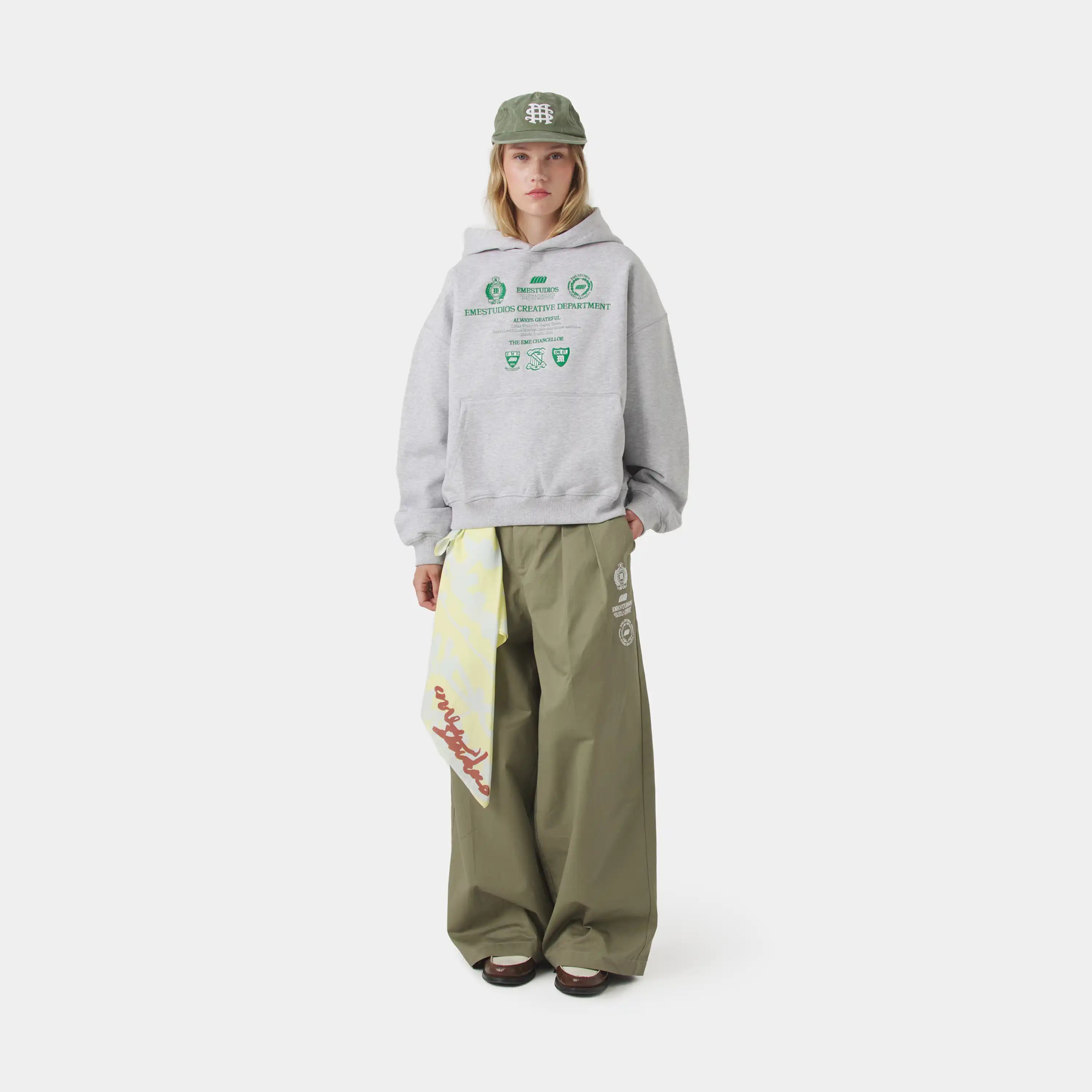 Chancellor Grey Oversized Hoodie Hoodies Eme Studios