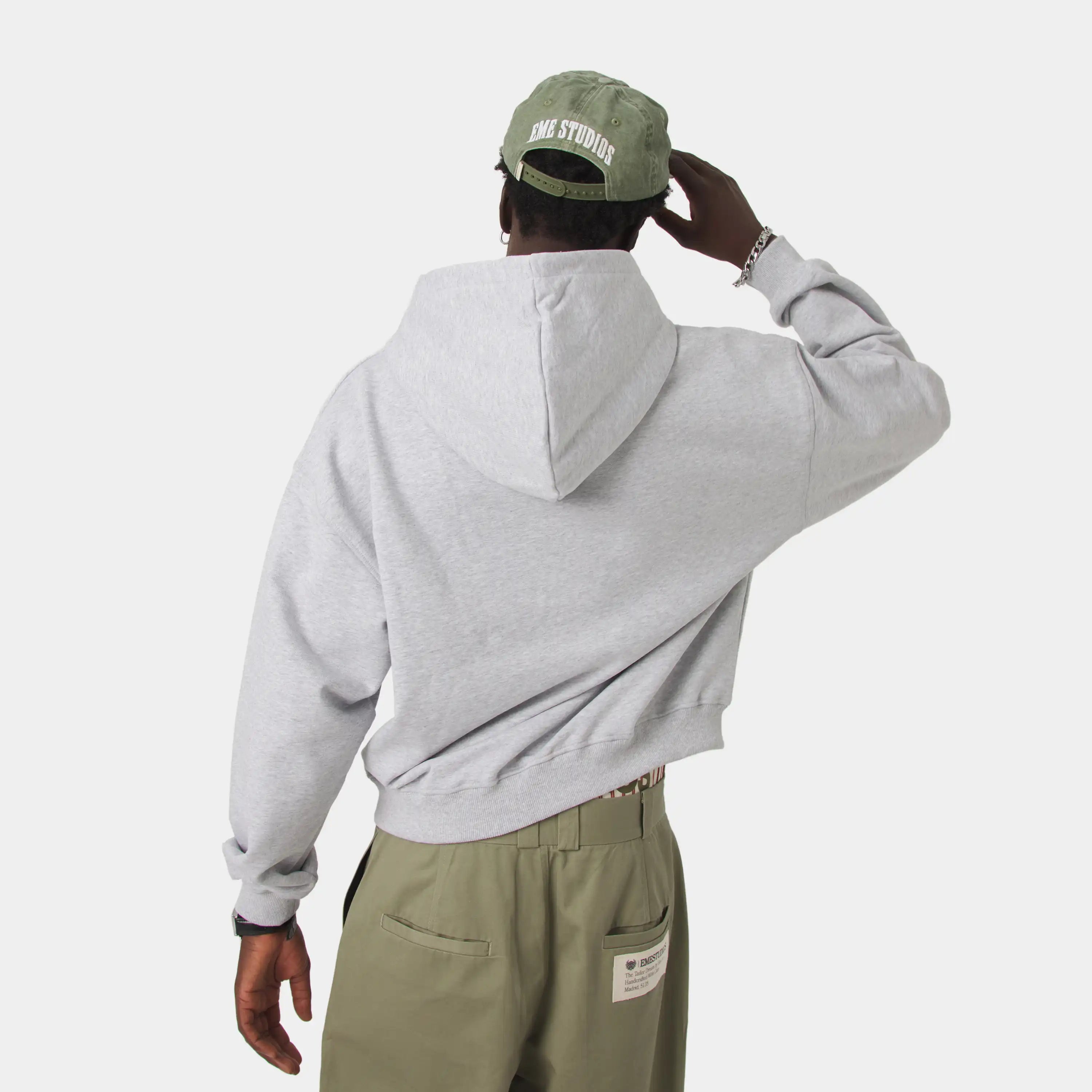 Chancellor Grey Oversized Hoodie Hoodies Eme Studios