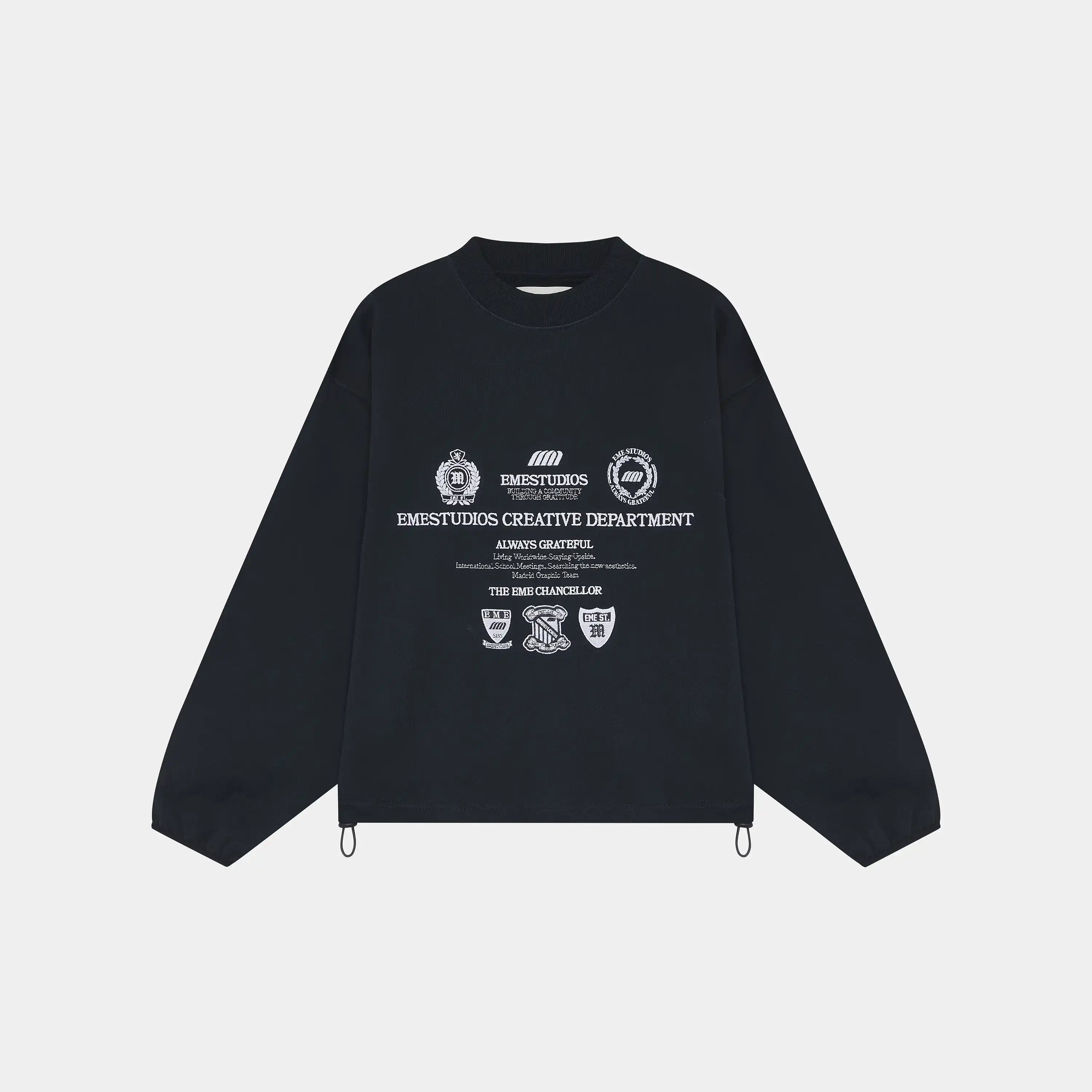 Chancellor Night Sky Oversized Crewneck Sweatshirts Eme Studios