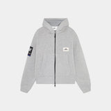 Groovy Heather Grey Neoprene Jacket Hoodies eme XS