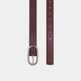 Cinder Burgundy Belt Accesories Eme Studios