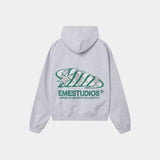 Claurev Grey Oversized Hoodie Hoodies Eme Studios