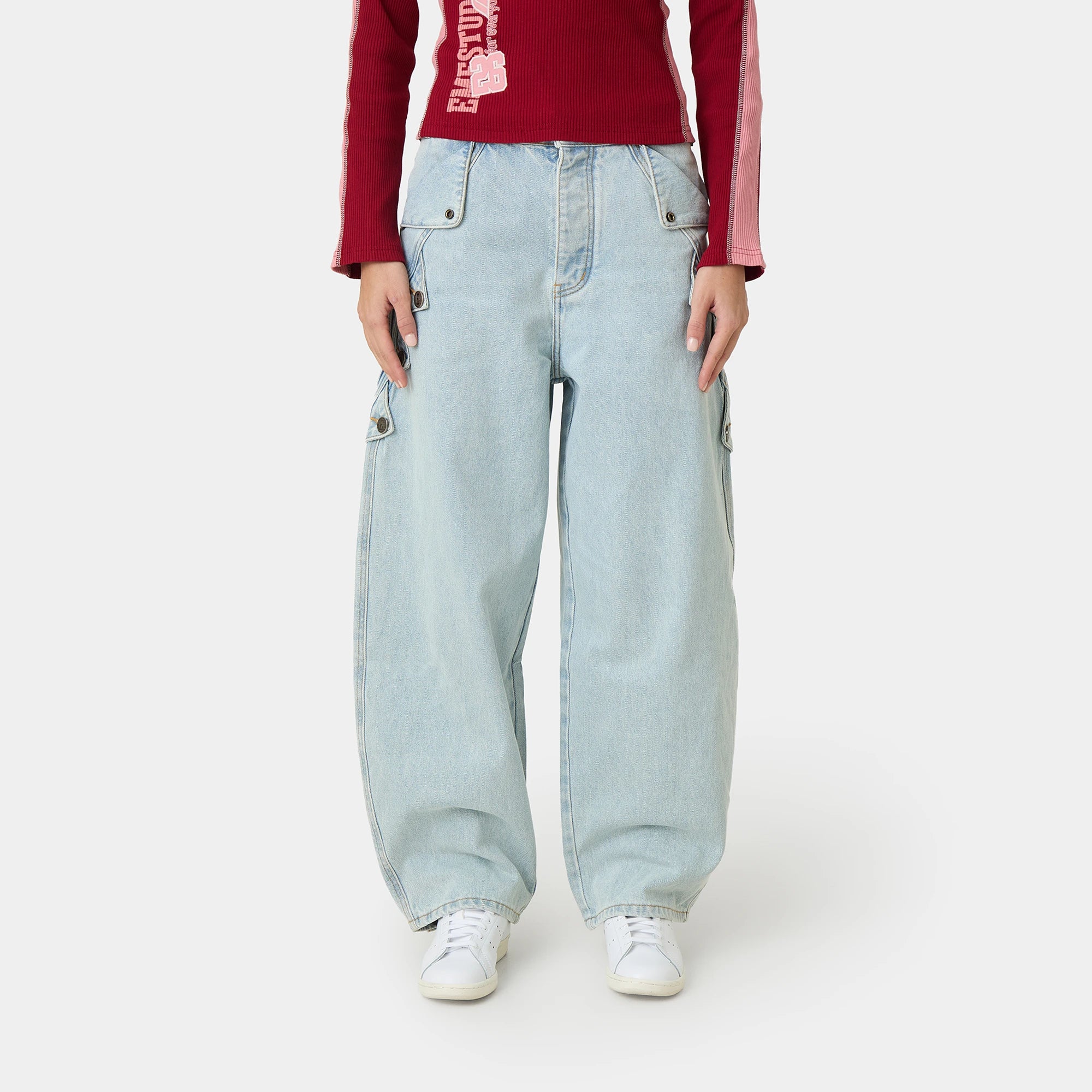 Coin Wide Denim Pants Pants Eme Studios