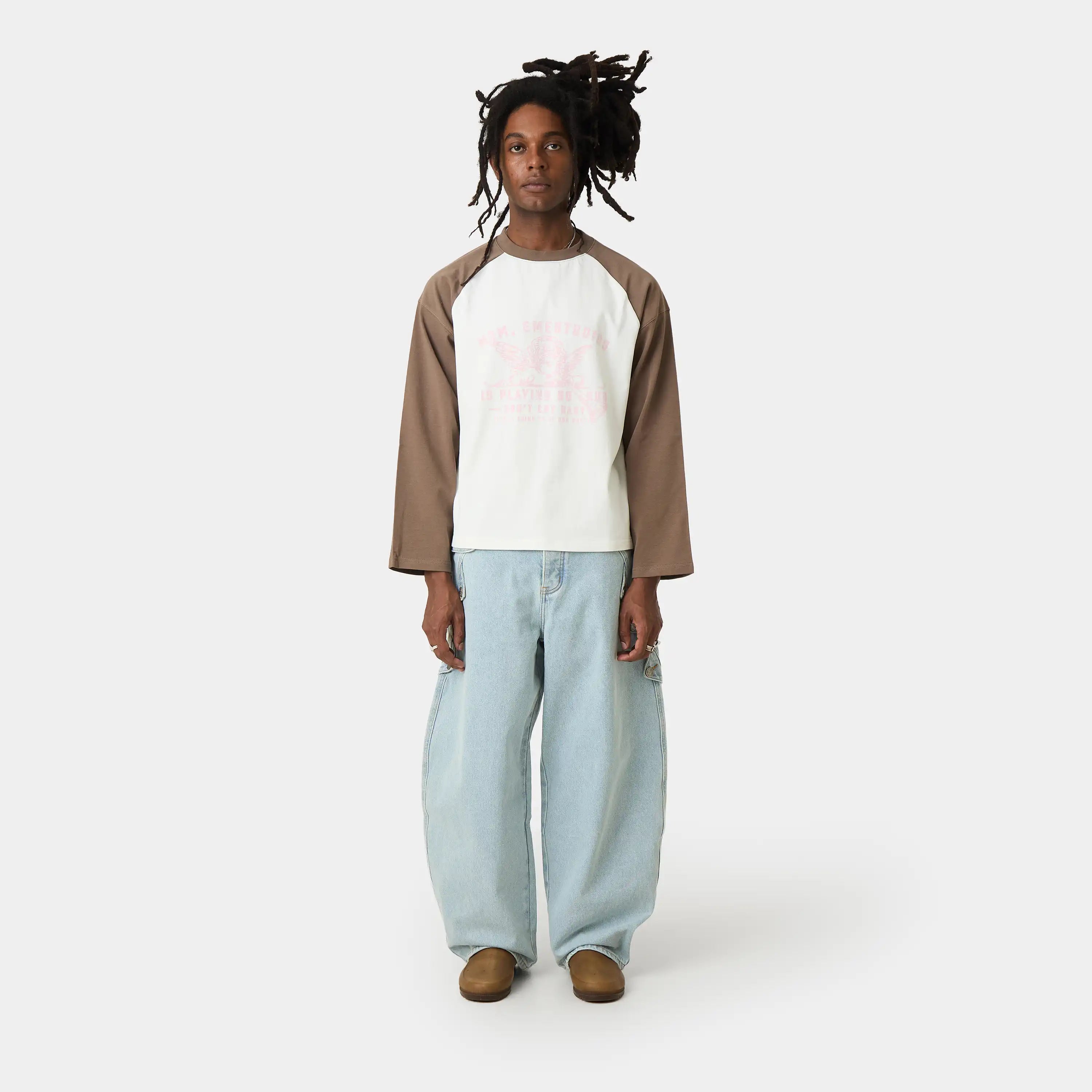 Coin Wide Denim Pants Pants Eme Studios