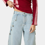 Coin Wide Denim Pants Pants Eme Studios