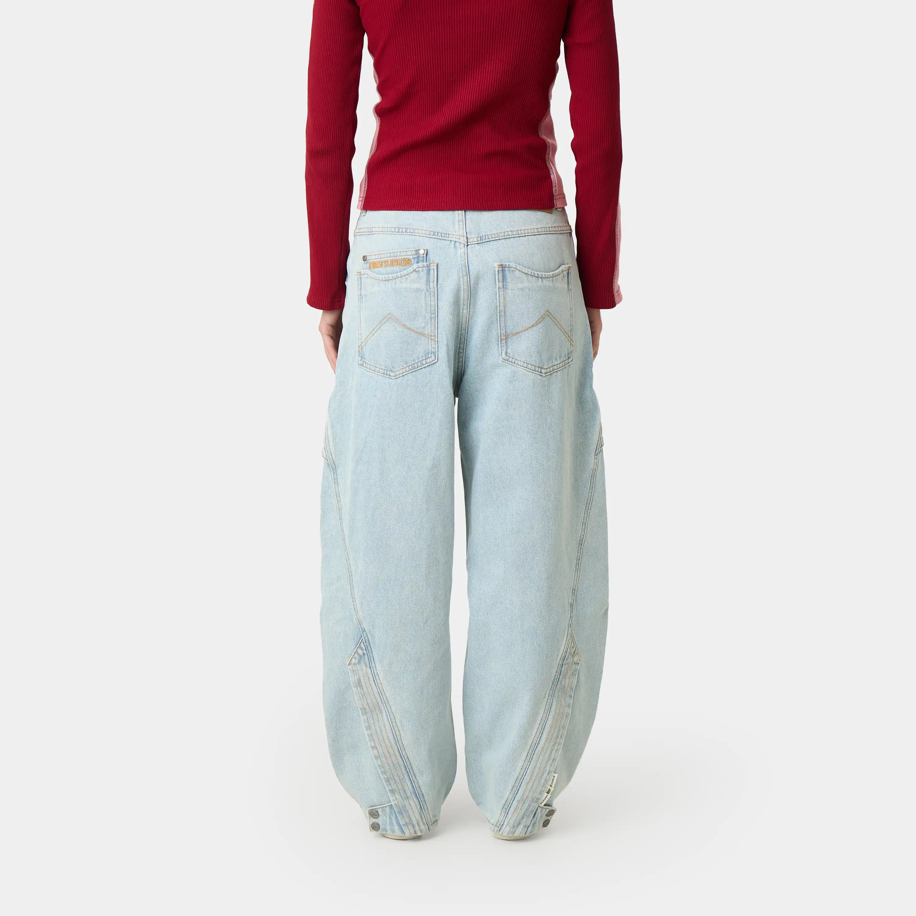 Coin Wide Denim Pants Pants Eme Studios