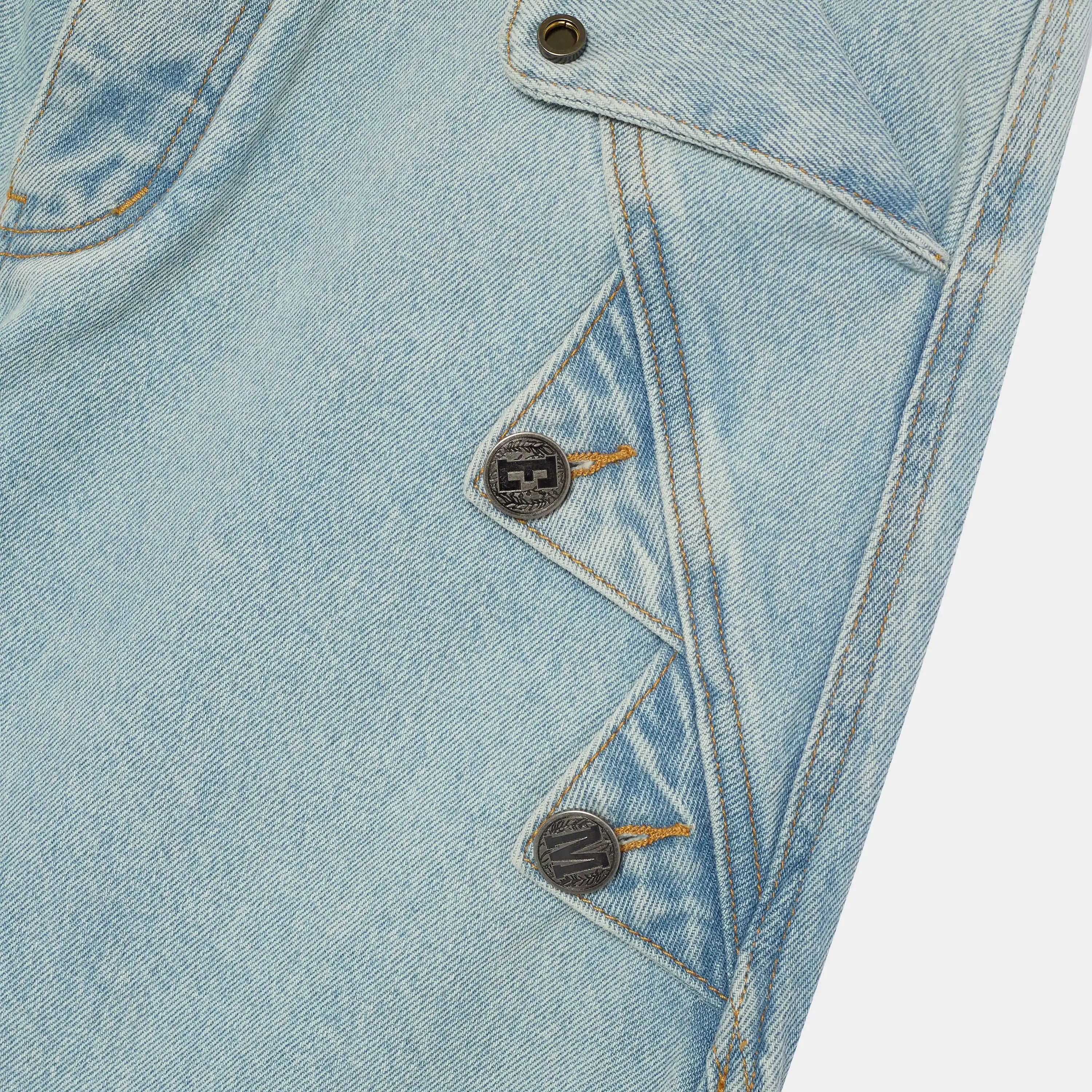 Coin Wide Denim Pants Pants Eme Studios