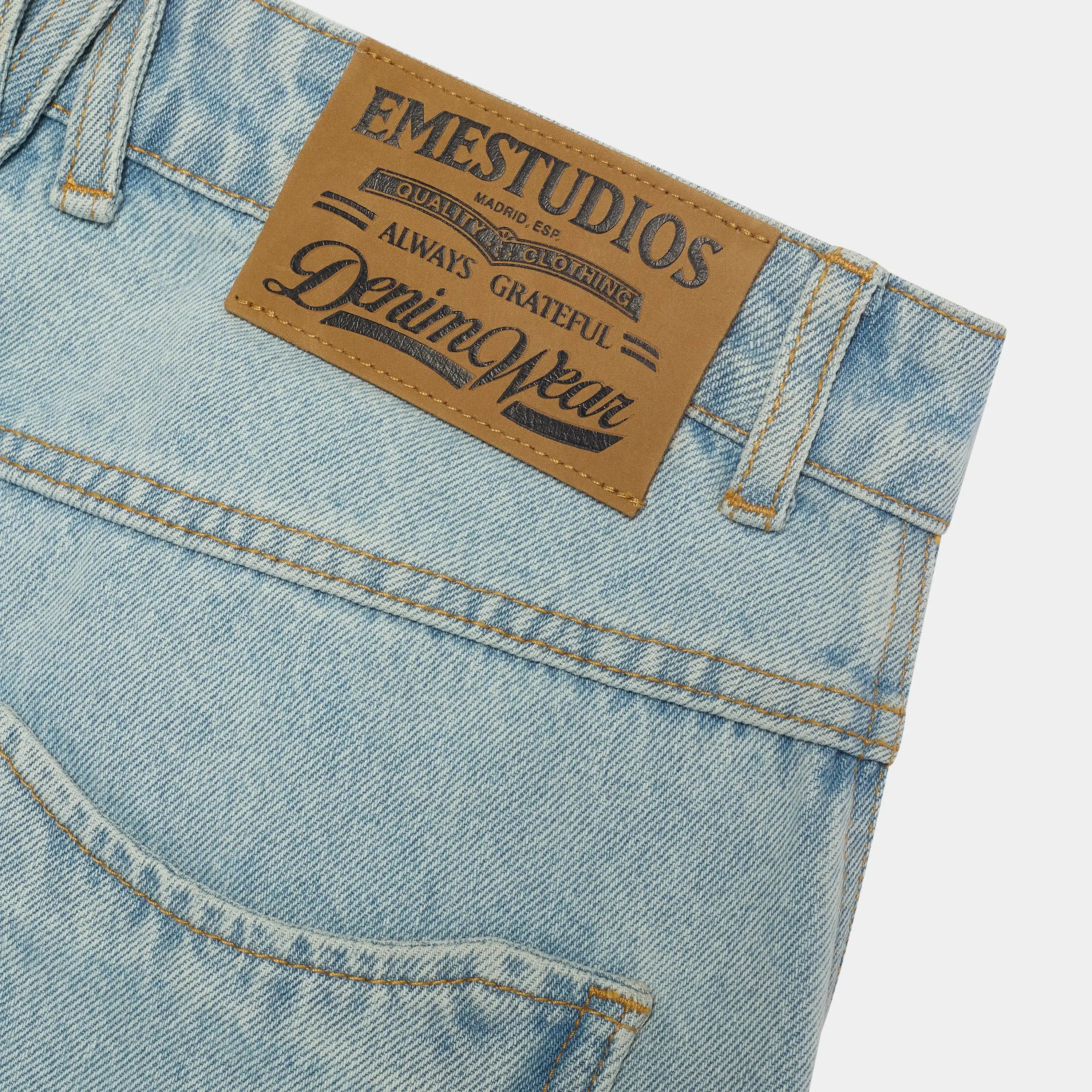 Coin Wide Denim Pants Pants Eme Studios