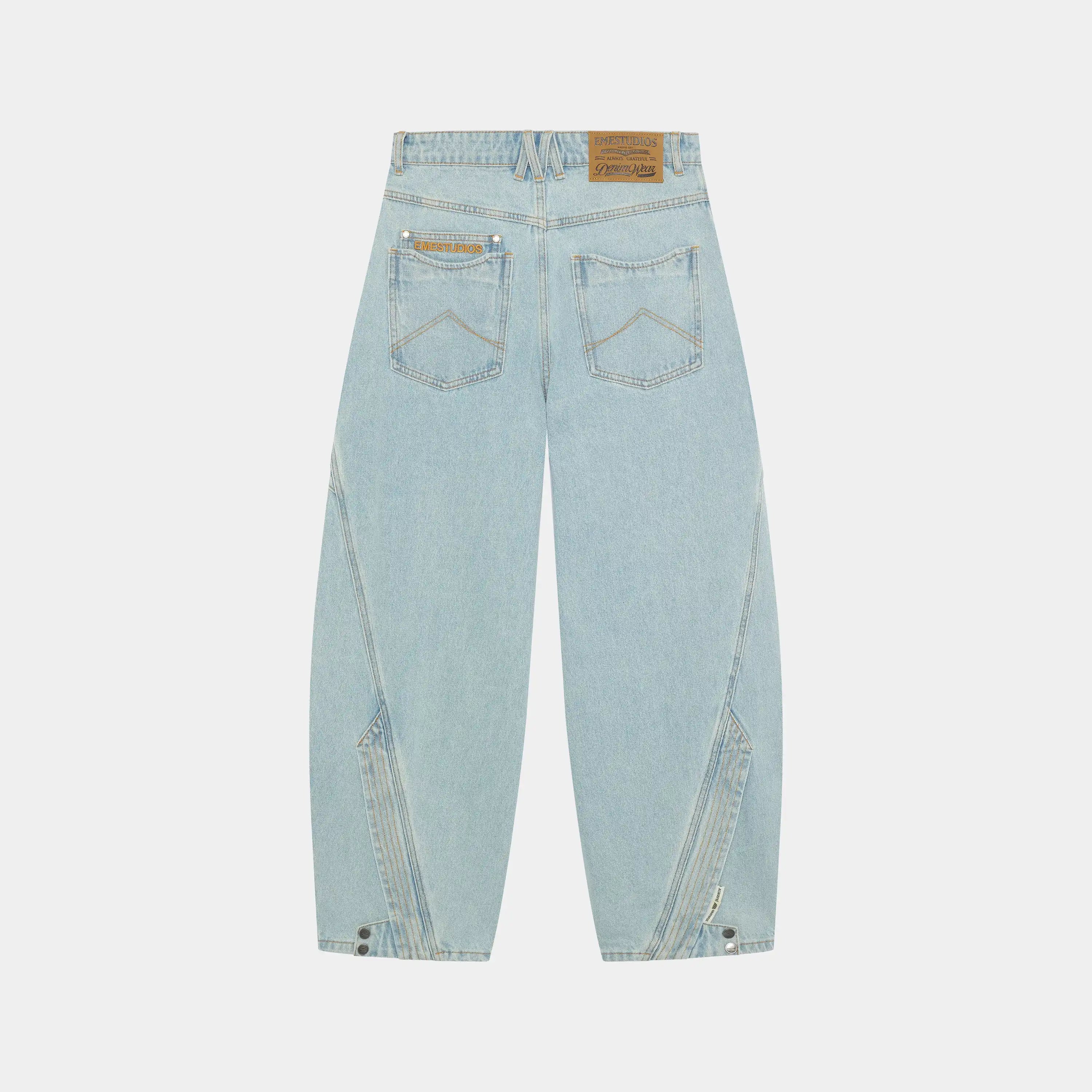 Coin Wide Denim Pants - pantalón vaquero - Eme Studios