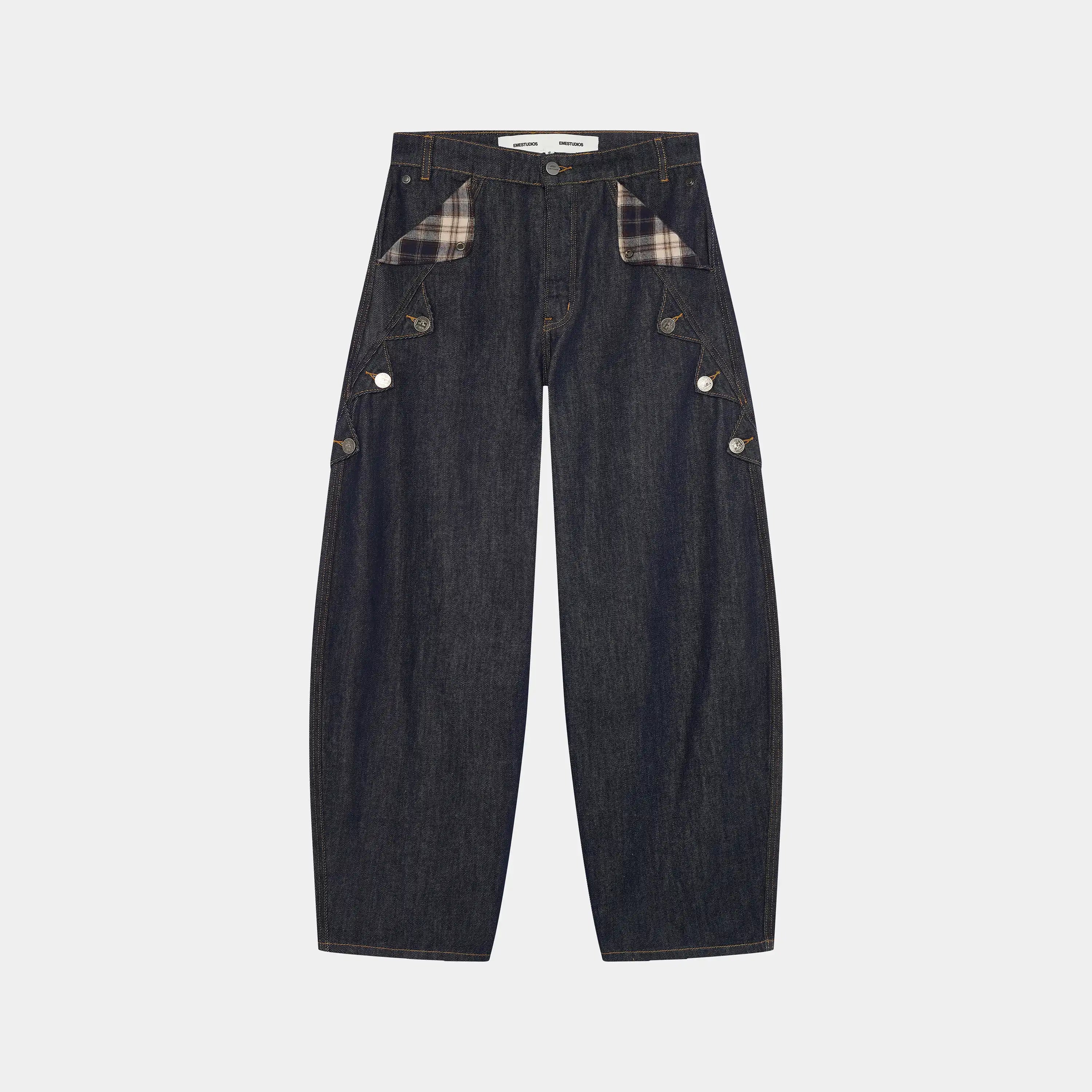 Coin Wide Raw Denim Pants