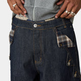 Coin Wide Raw Denim Pants Pants Eme Studios