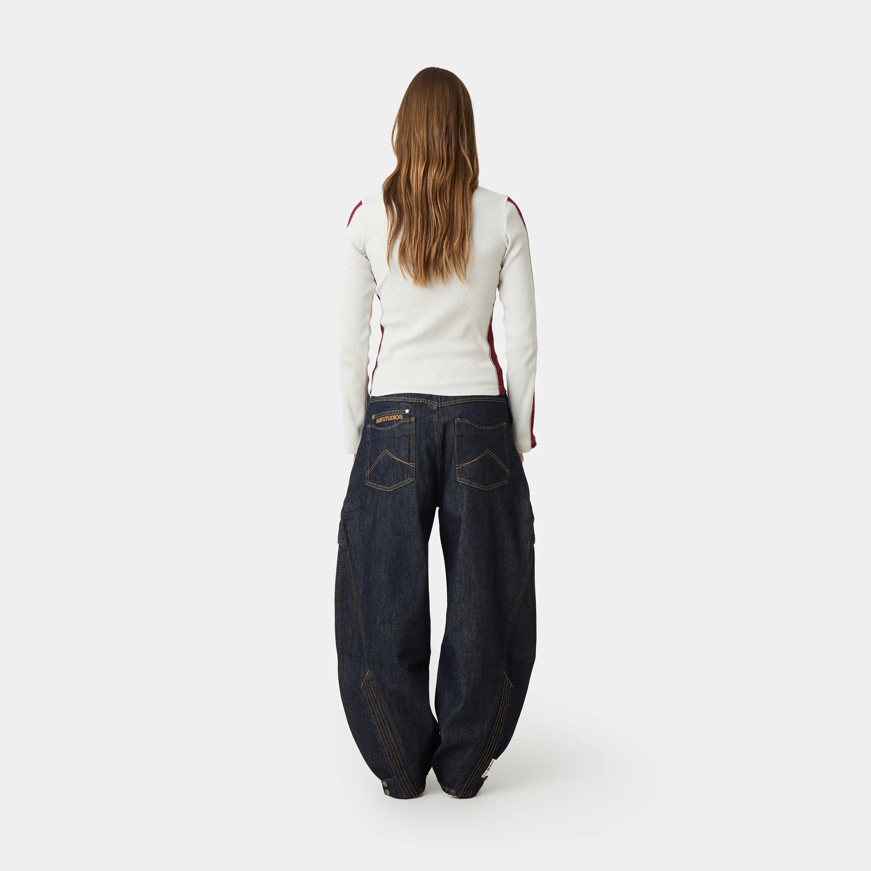 Coin Wide Raw Denim Pants Pants Eme Studios