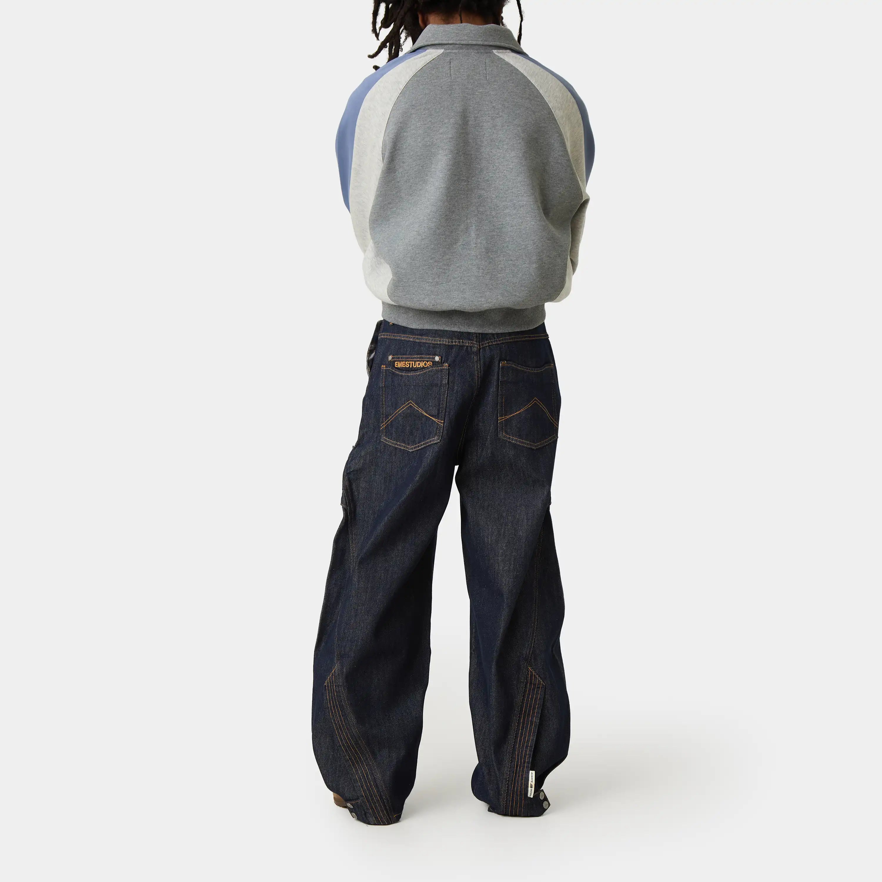 Coin Wide Raw Denim Pants Pants Eme Studios