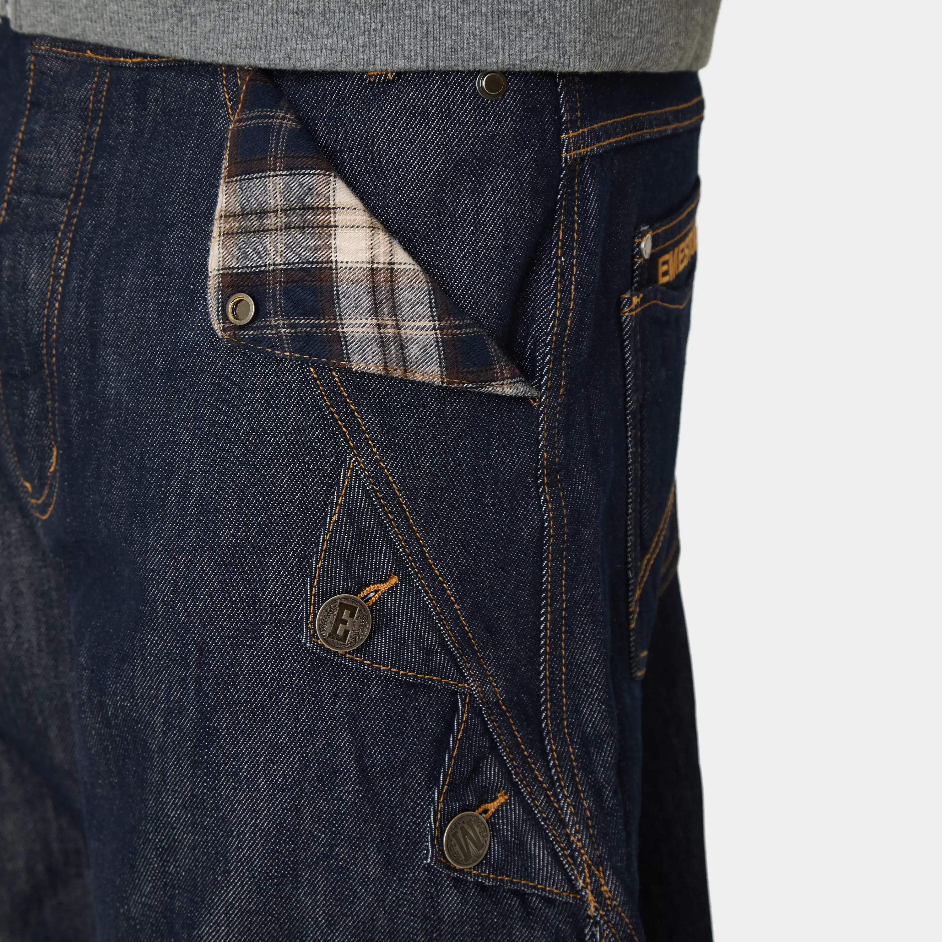 Coin Wide Raw Denim Pants Pants Eme Studios