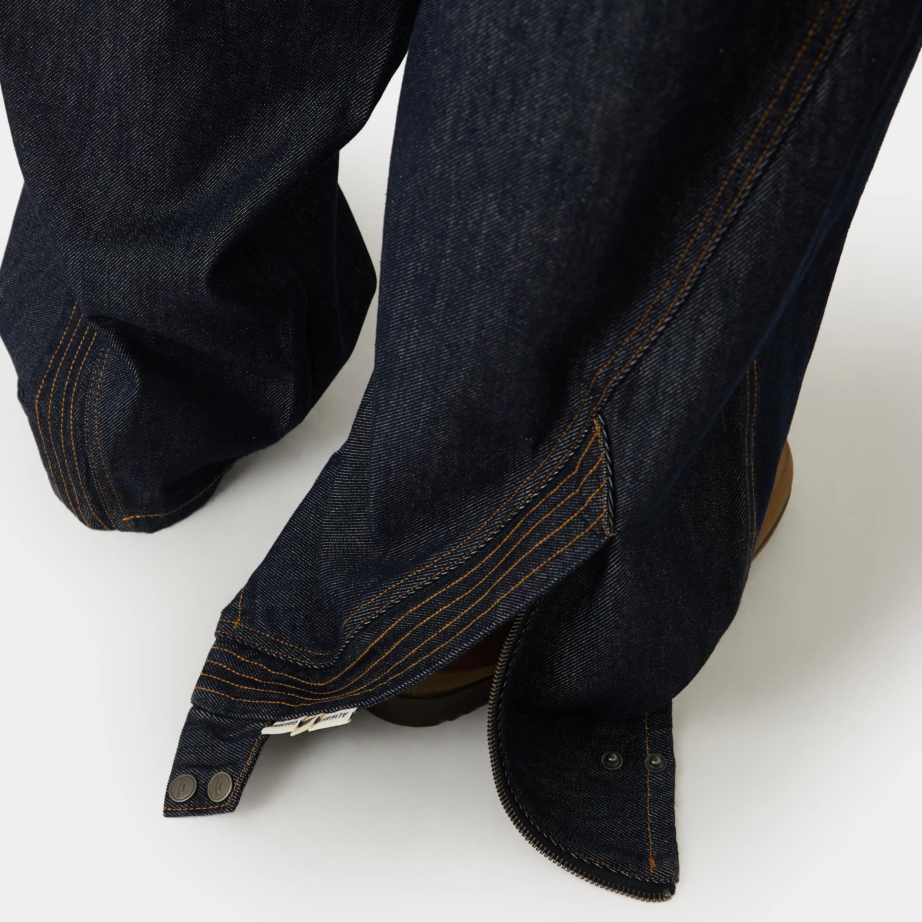 Coin Wide Raw Denim Pants Pants Eme Studios