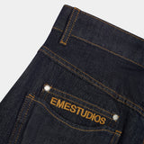 Coin Wide Raw Denim Pants - pantalón vaquero - Eme Studios