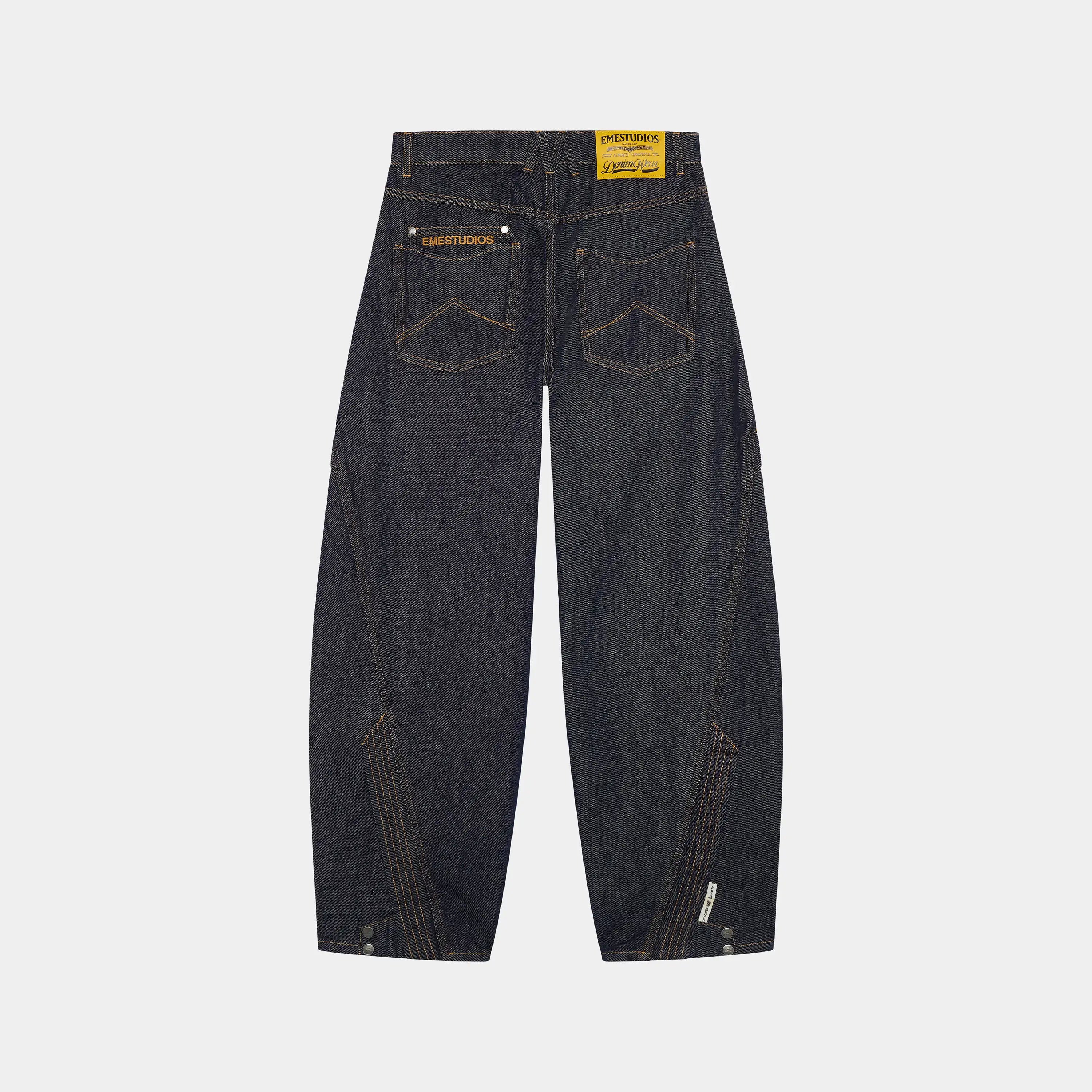 Coin Wide Raw Denim Pants - pantalón vaquero - Eme Studios