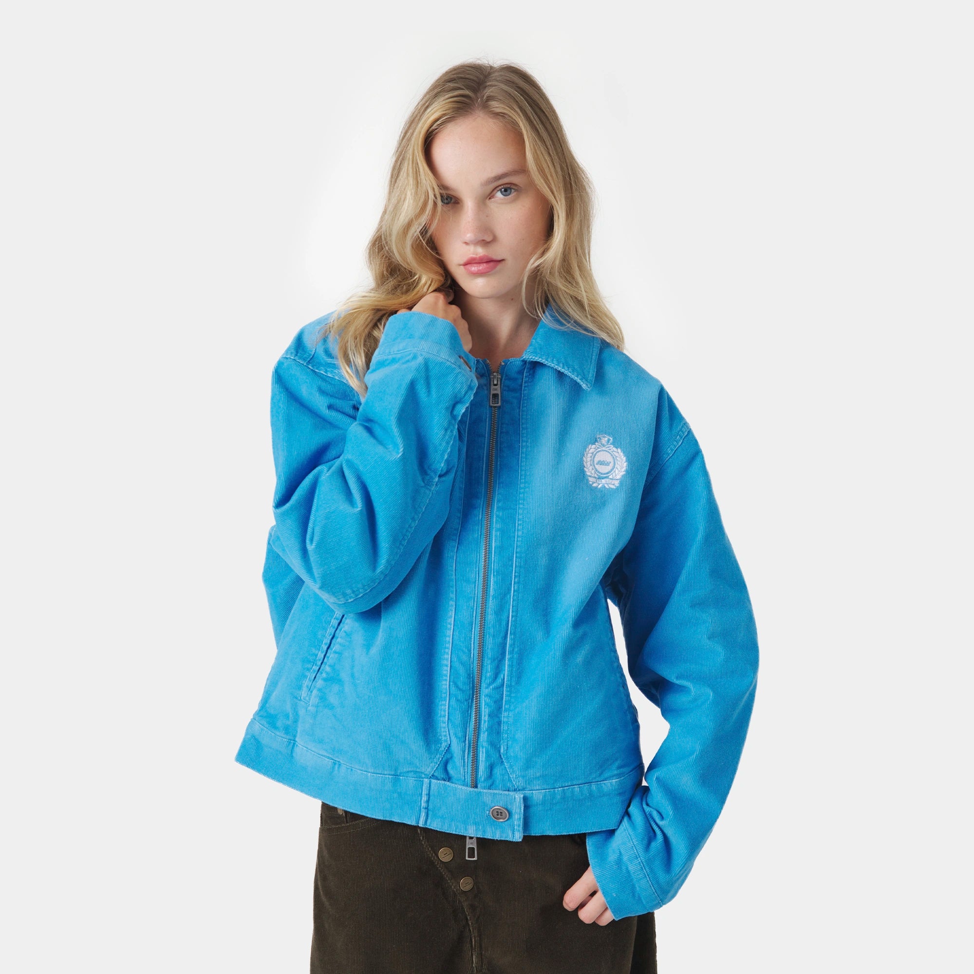 Core Corduroy Cobalt Jacket Outerwear Eme Studios