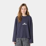 Cotten Navy Long Sleeve T-shirts Eme Studios