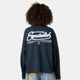 Courageous Navy Long Sleeve T-shirts Eme Studios