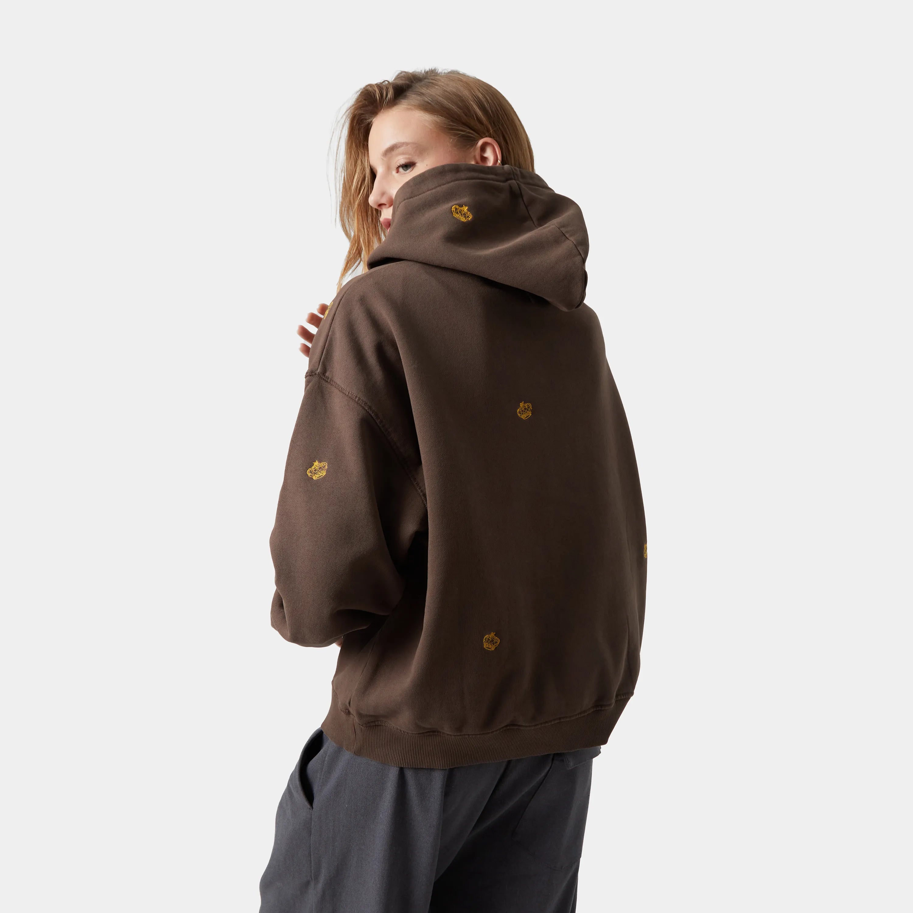 Crown Falcon Oversized Hoodie Hoodies eme