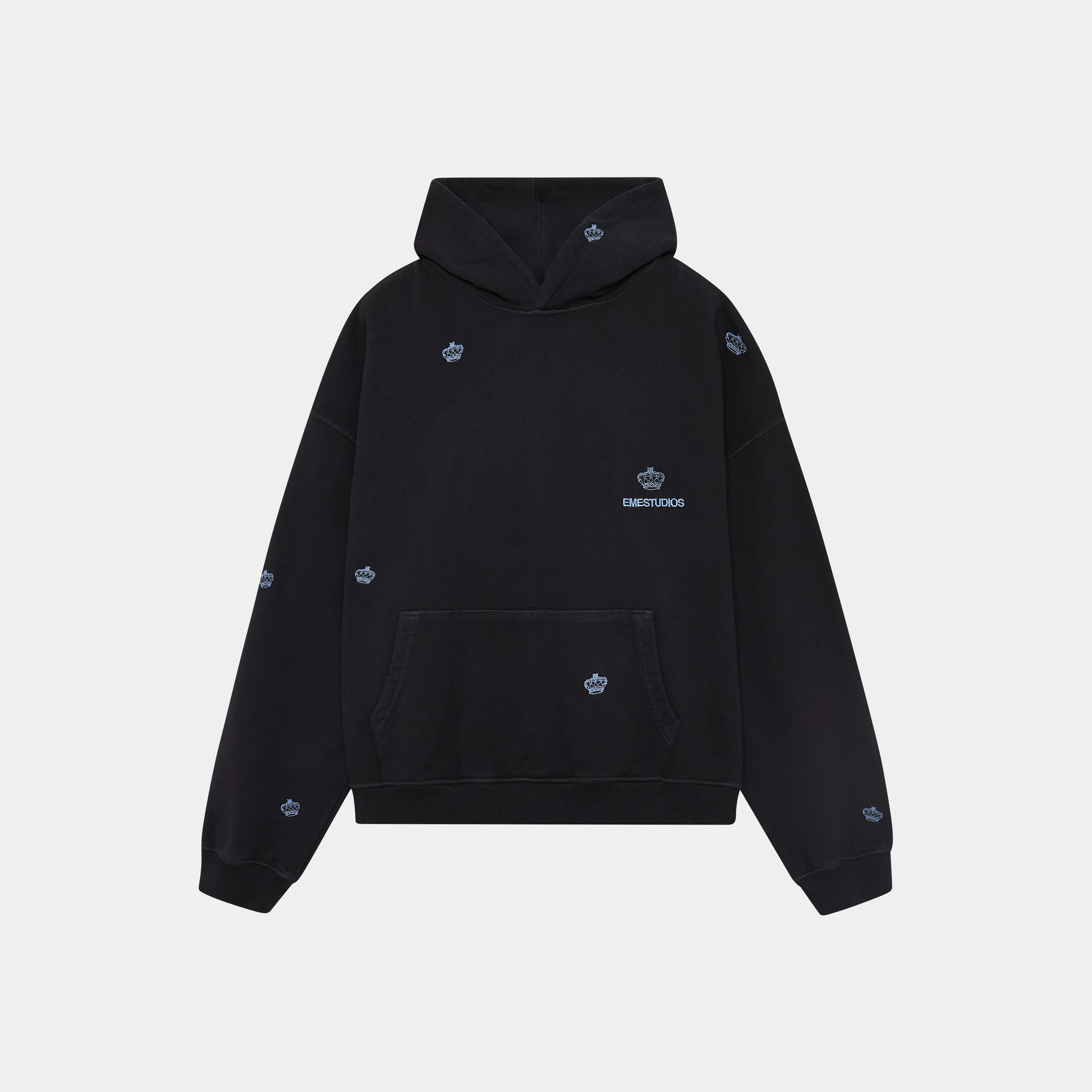 Crown Navy Oversized Hoodie Hoodies eme
