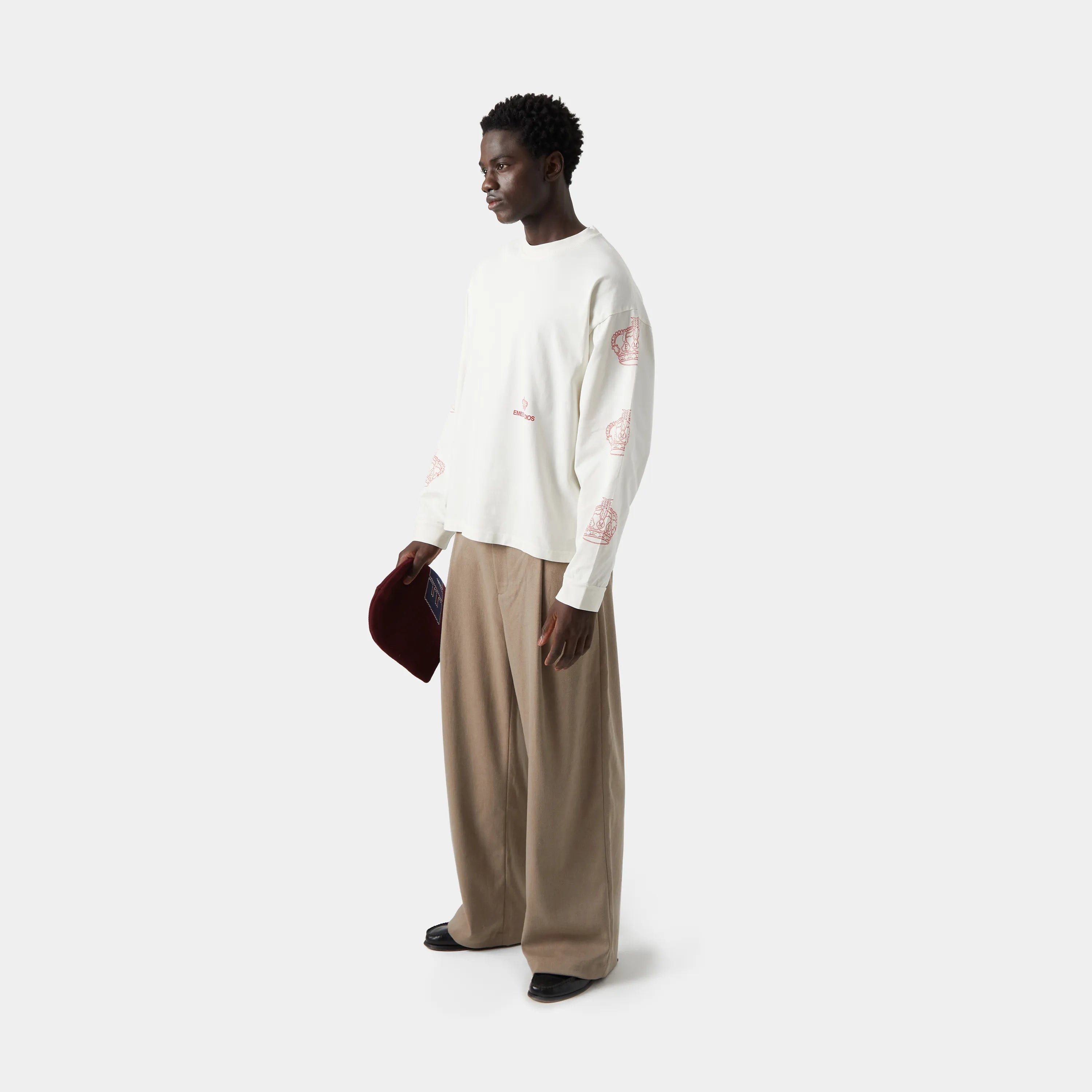 Crown Pearl Long Sleeve T-shirts eme
