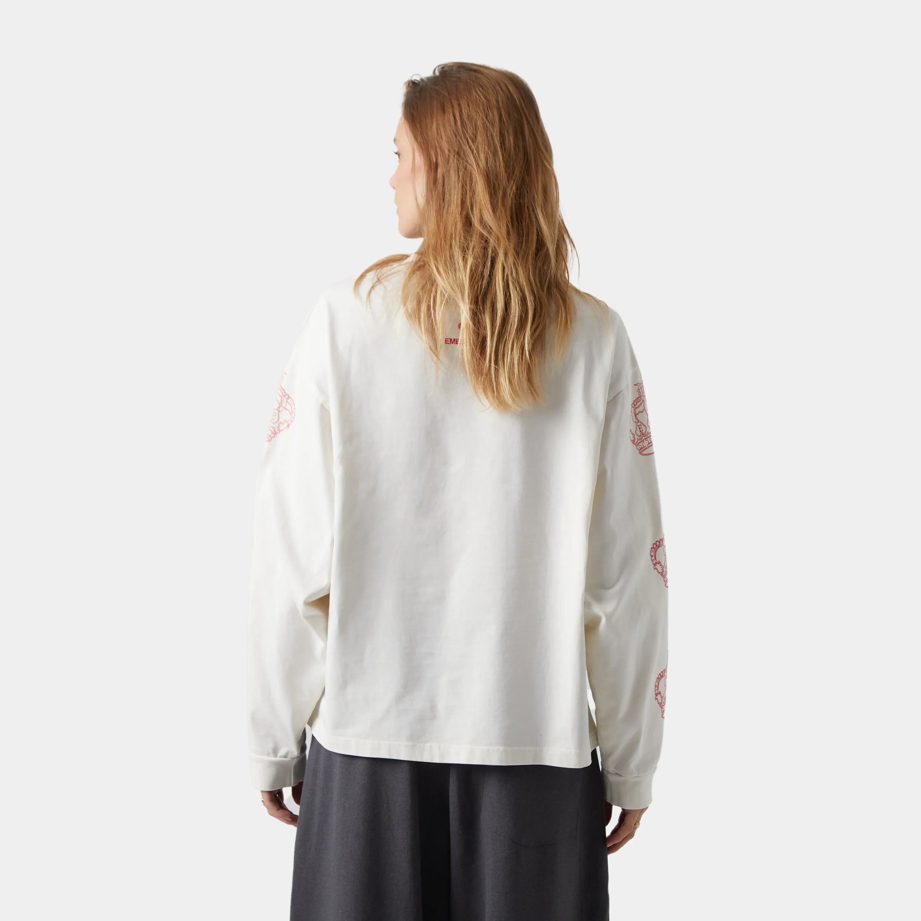 Crown Pearl Long Sleeve T-shirts eme