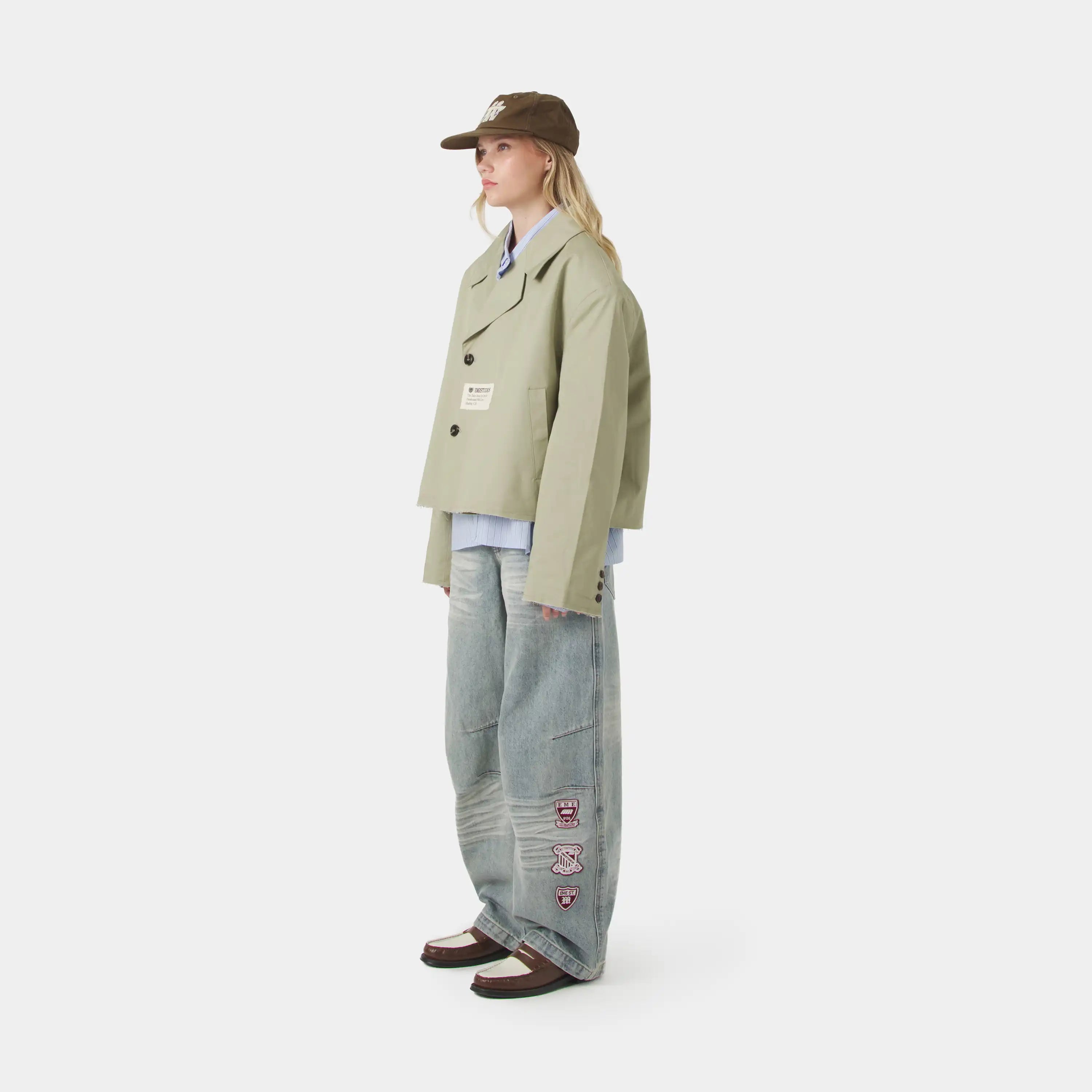 Crusader Dusty Green Blazer Outerwear Eme Studios