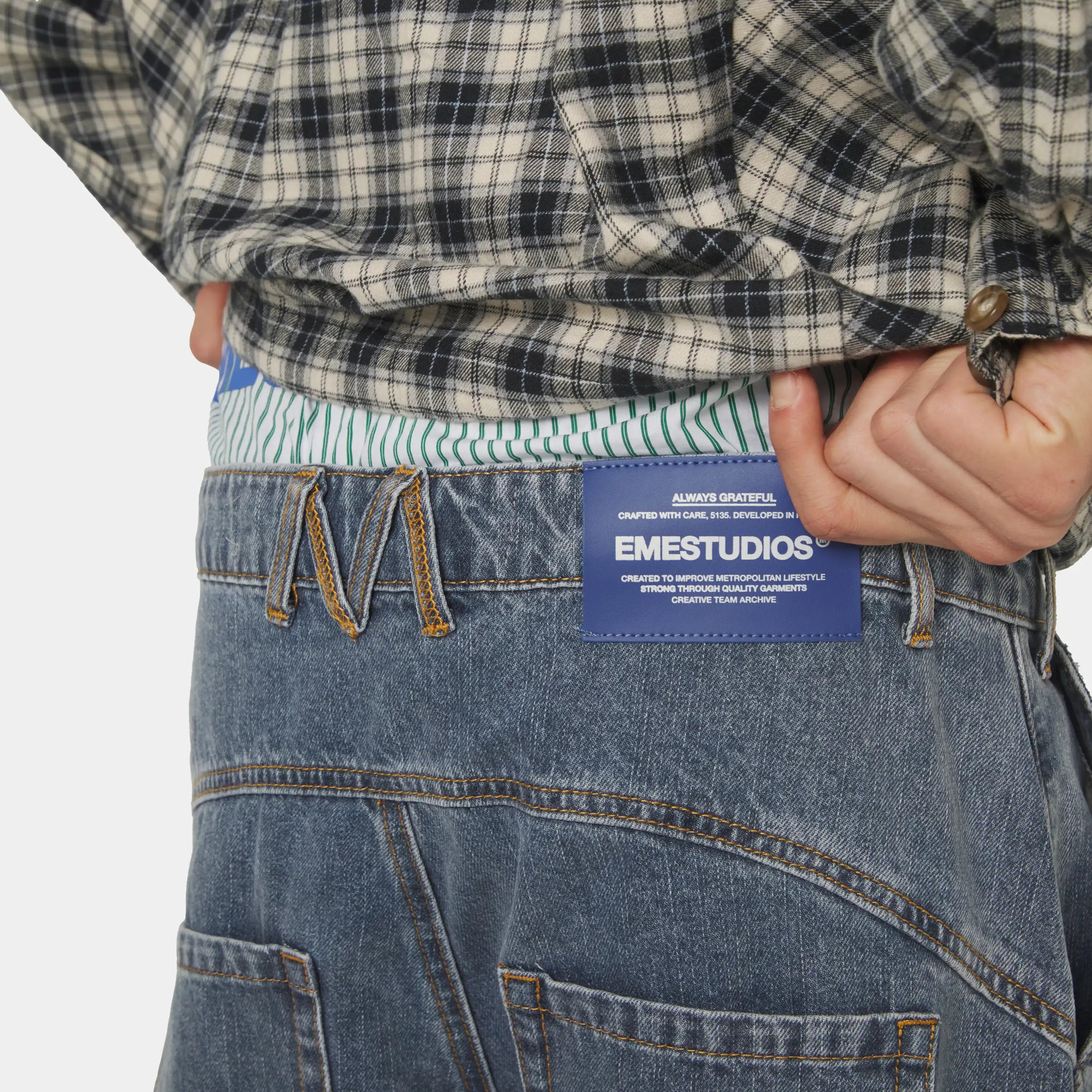 Crusader Grey Work Pants Pants Eme Studios