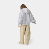 Desire Heather Grey Full Zip Hoodies Eme Studios