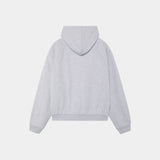 Desire Heather Grey Full Zip Hoodies Eme Studios