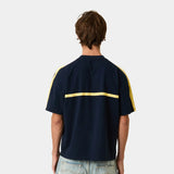 Divide Navy Oversized Tee T-shirts Eme Studios