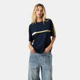 Divide Navy Oversized Tee T-shirts Eme Studios