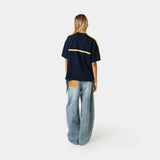 Divide Navy Oversized Tee T-shirts Eme Studios