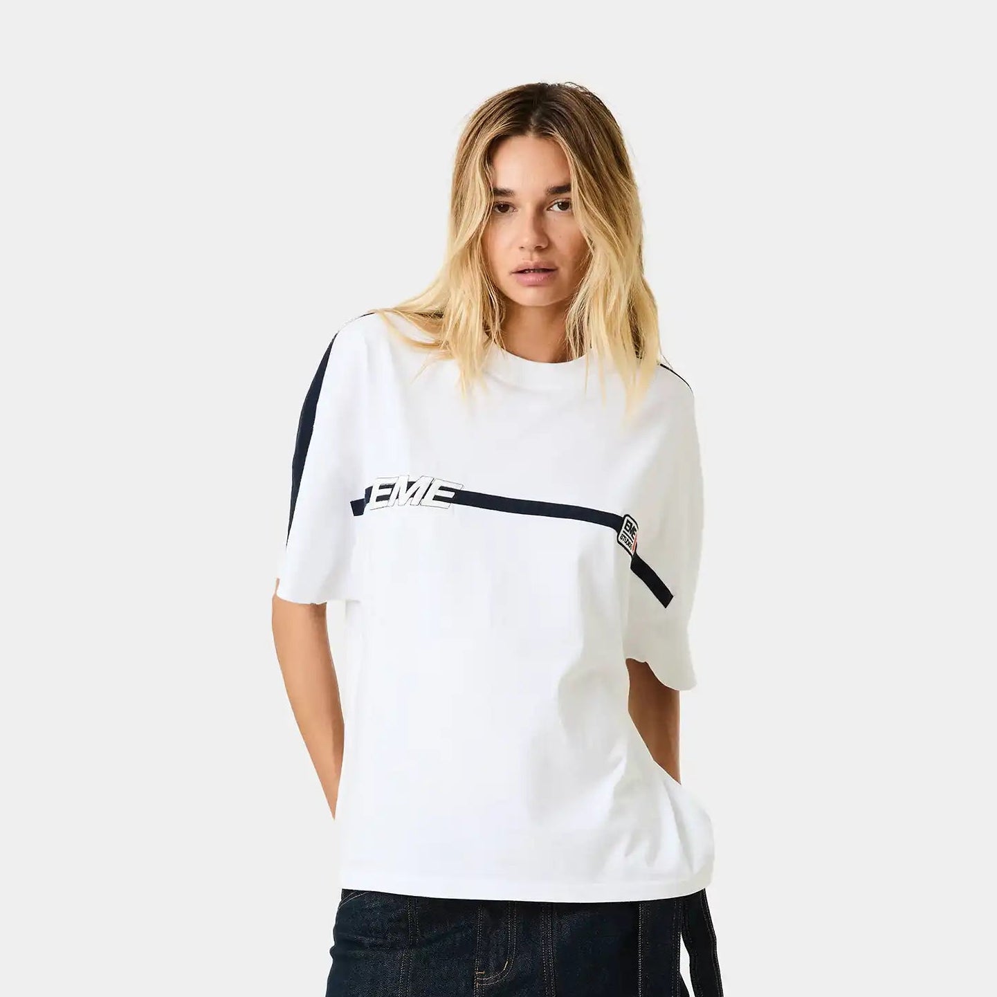 Divide Pearl Oversized Tee T-shirts Eme Studios