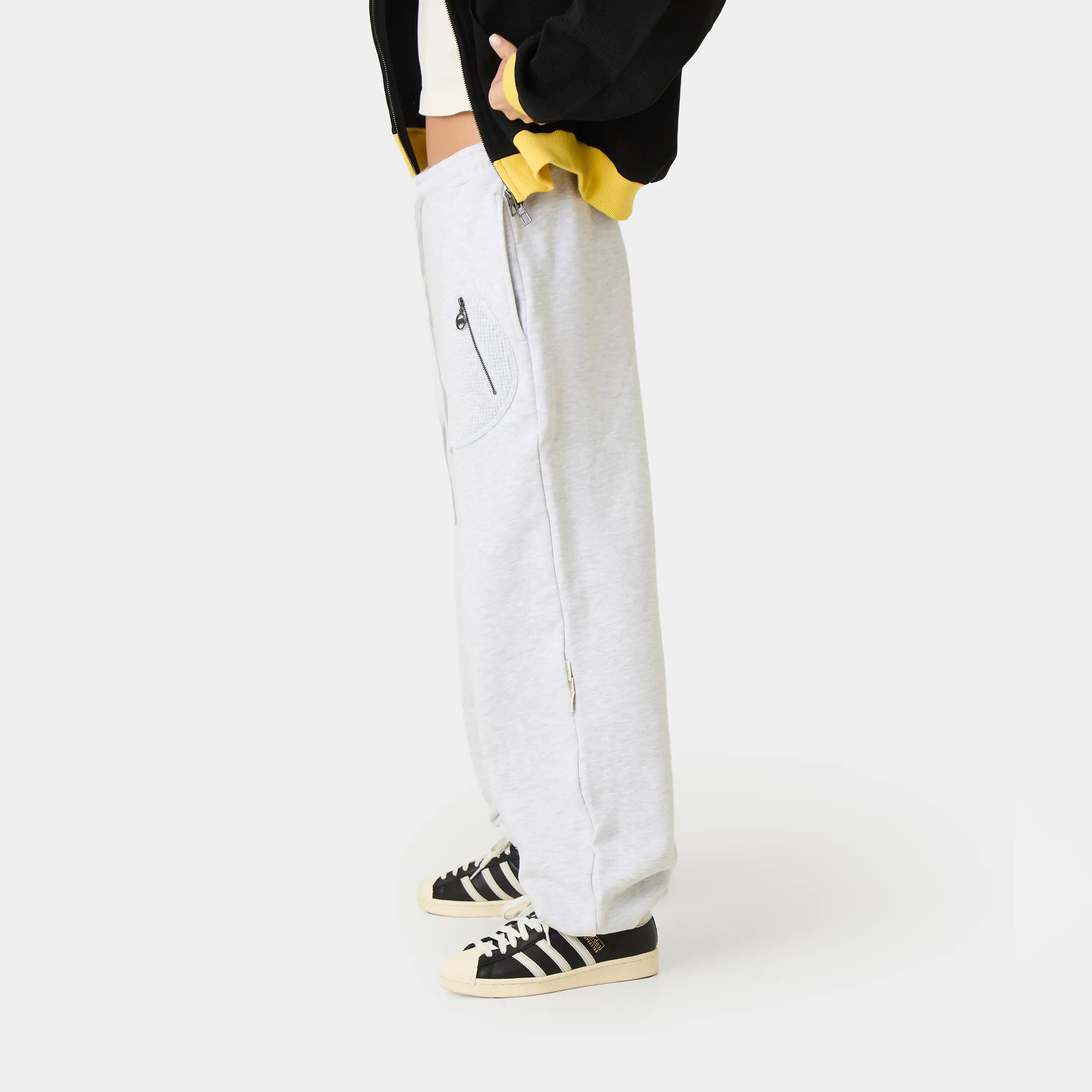 Diyei Heather Grey Sweatpants Pants Eme Studios
