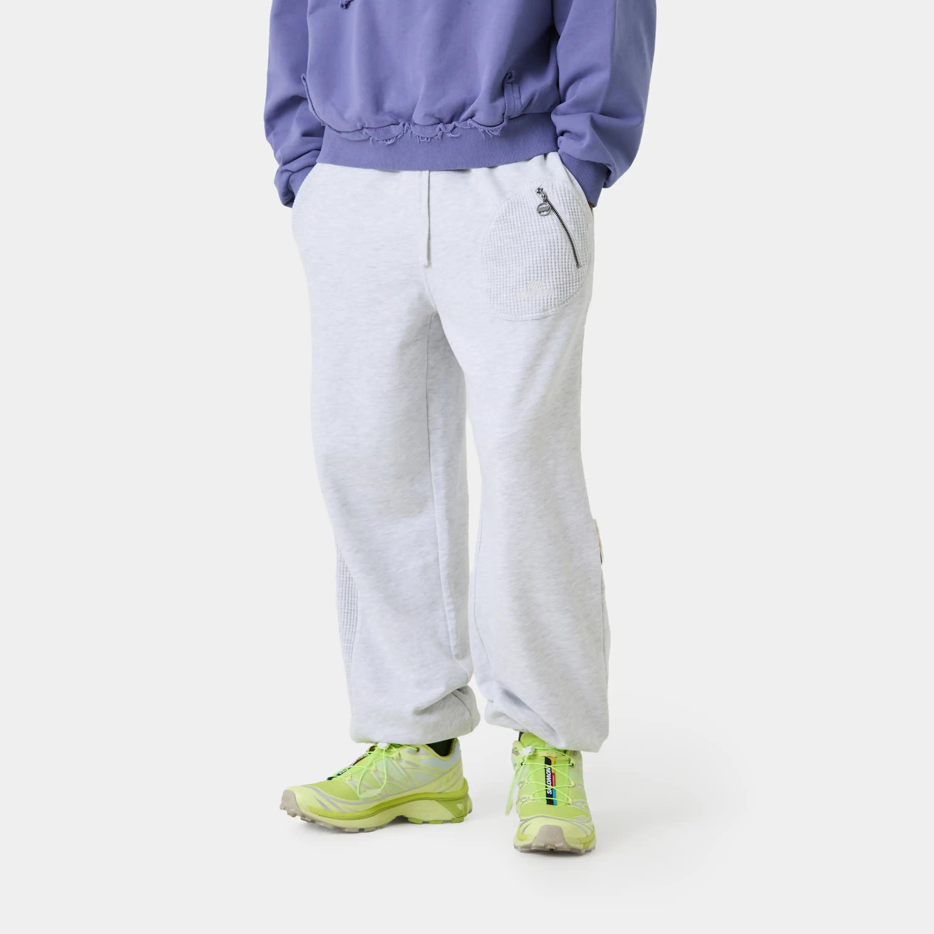 Diyei Heather Grey Sweatpants Pants Eme Studios