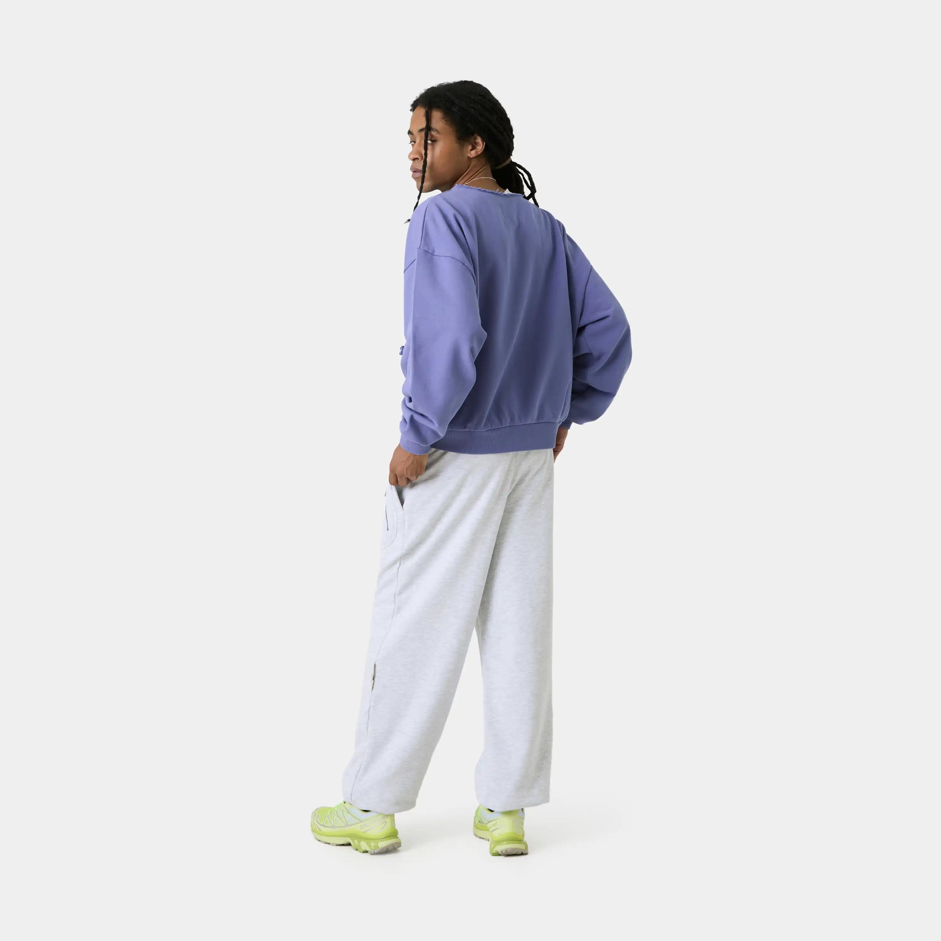 Diyei Heather Grey Sweatpants Pants Eme Studios