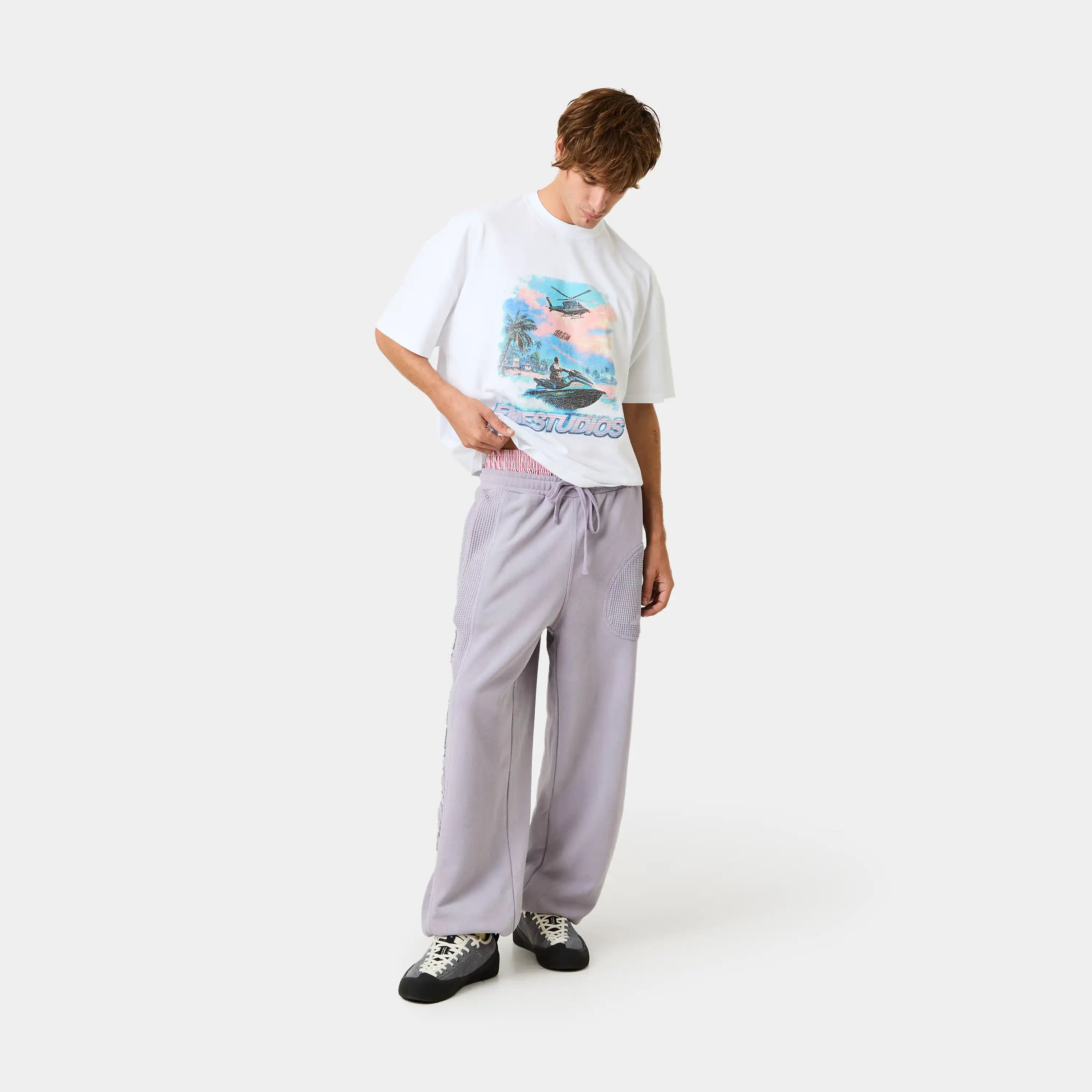 Diyei Lilac Sweatpants Pants Eme Studios