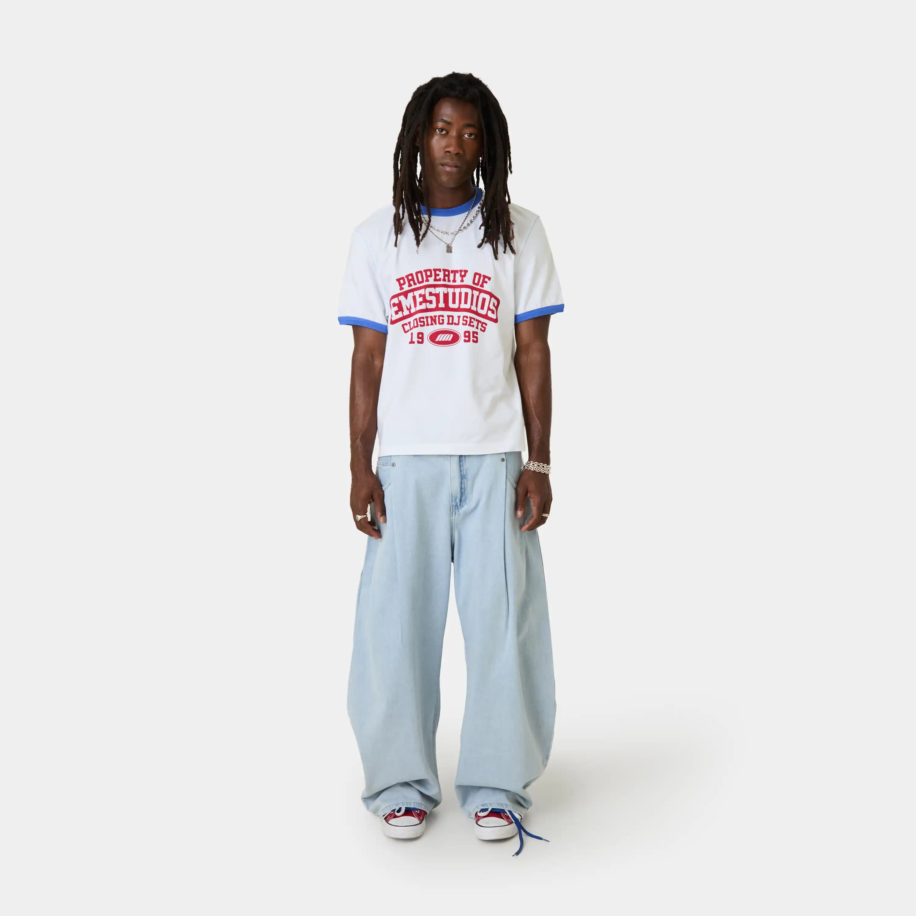 DJ Set Pearl Oversized Tee T-shirts Eme Studios