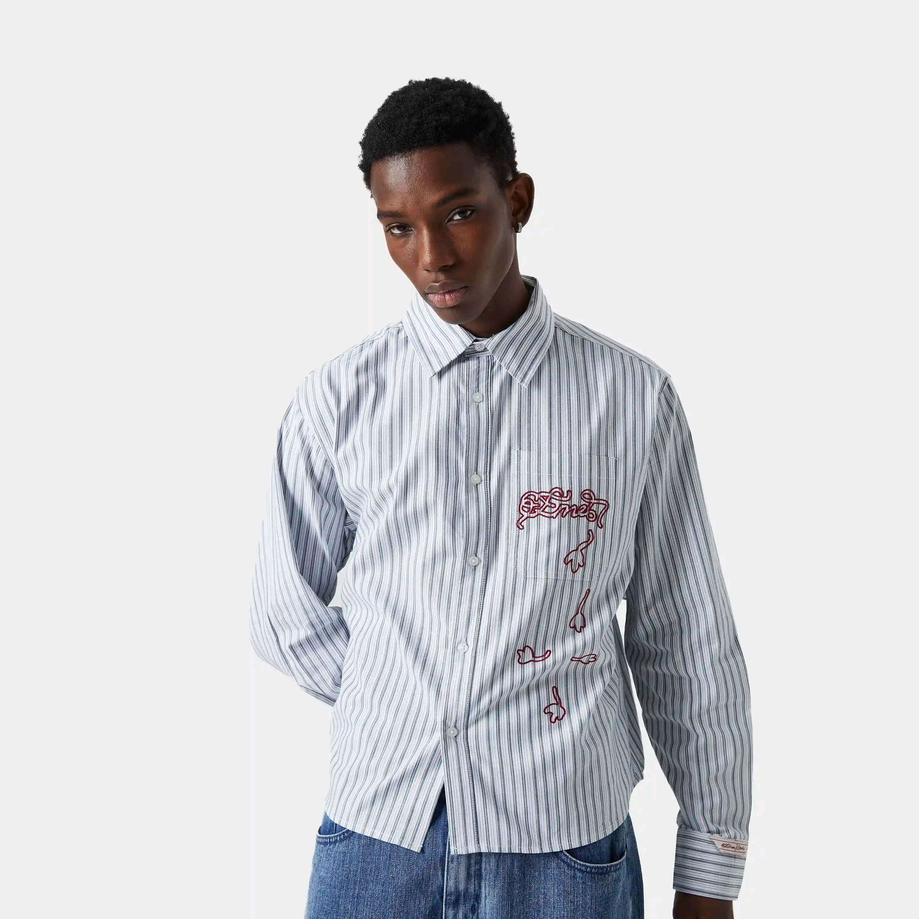 Don Boxy Stripped Shirt Shirts eme