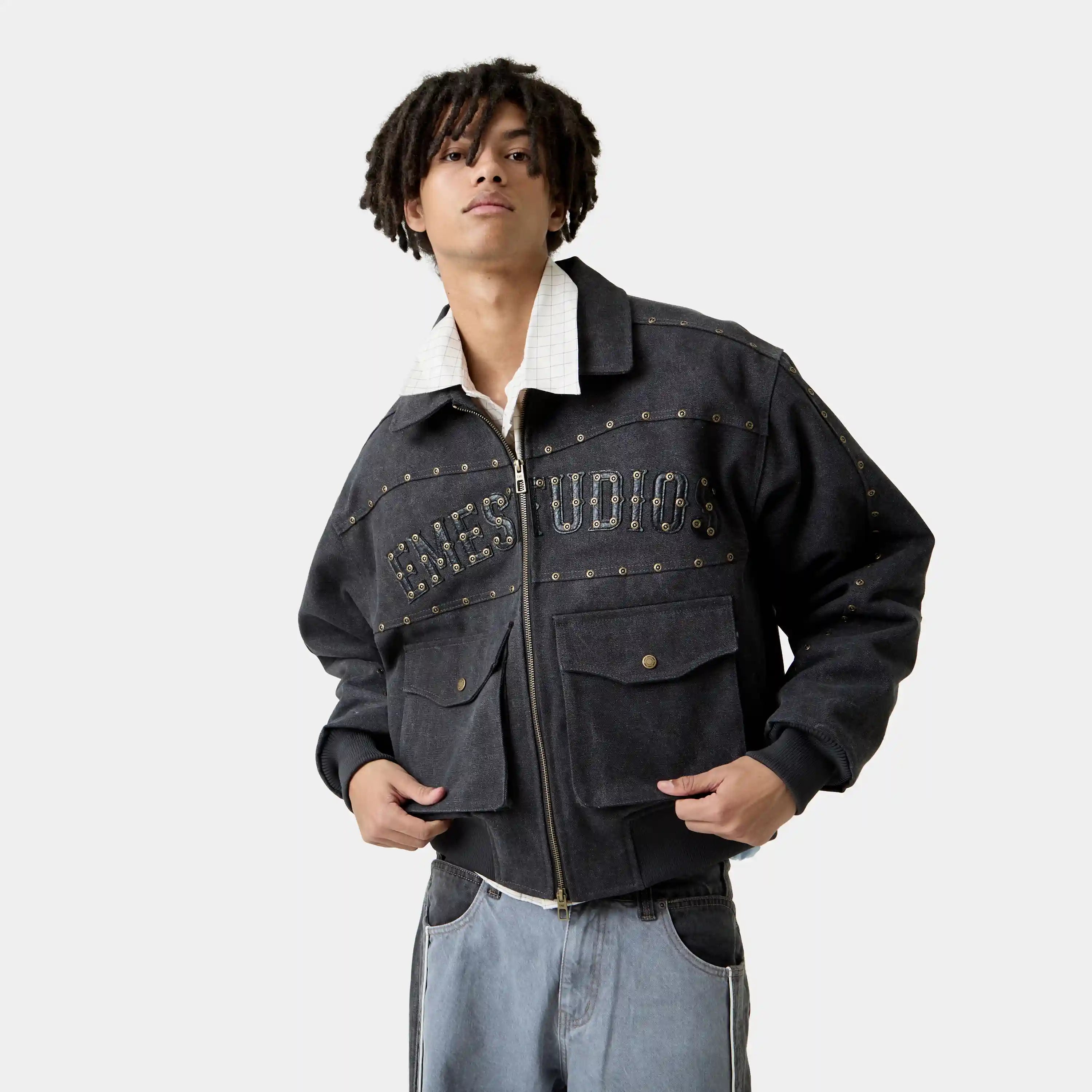 Drift Shadow Workwear Bomber Coat Outerwear Eme Studios