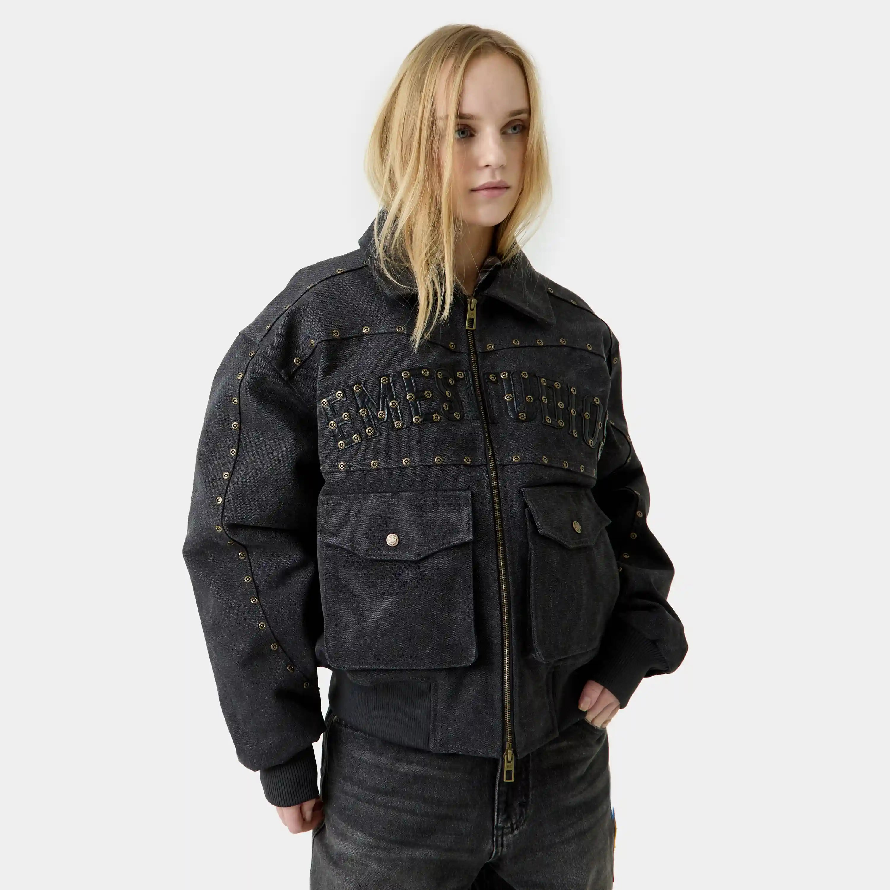 Drift Shadow Workwear Bomber Coat Outerwear Eme Studios