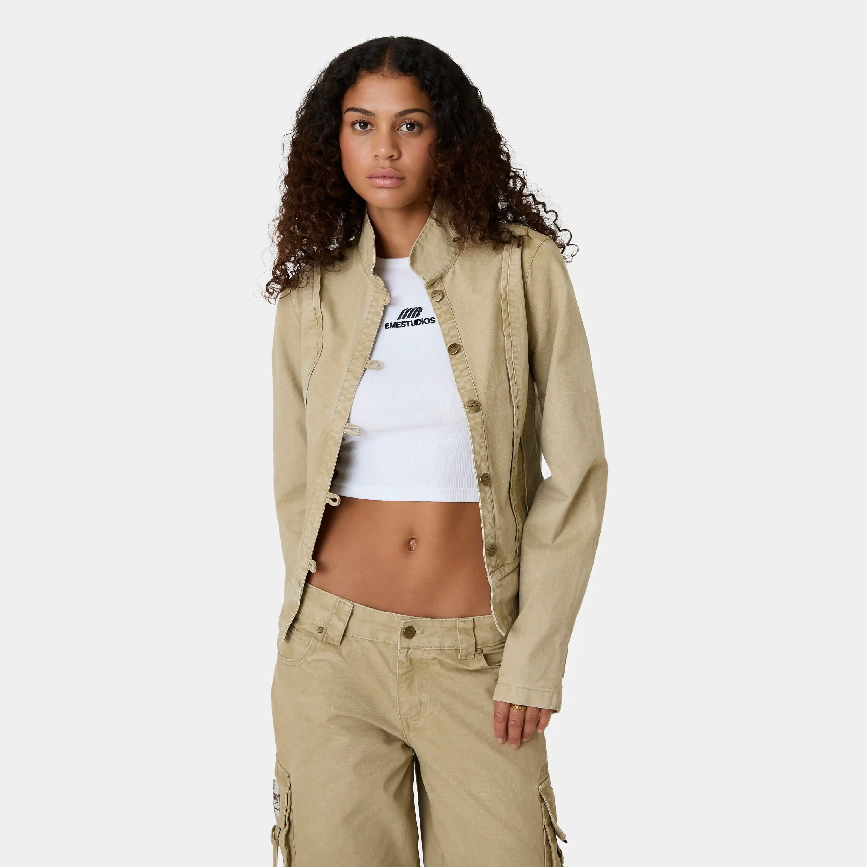 Duke Sand Jacket Woman Outerwear Eme Studios