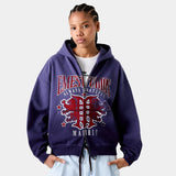 Dusk Blue Ribbon Full Zip Hoodies eme