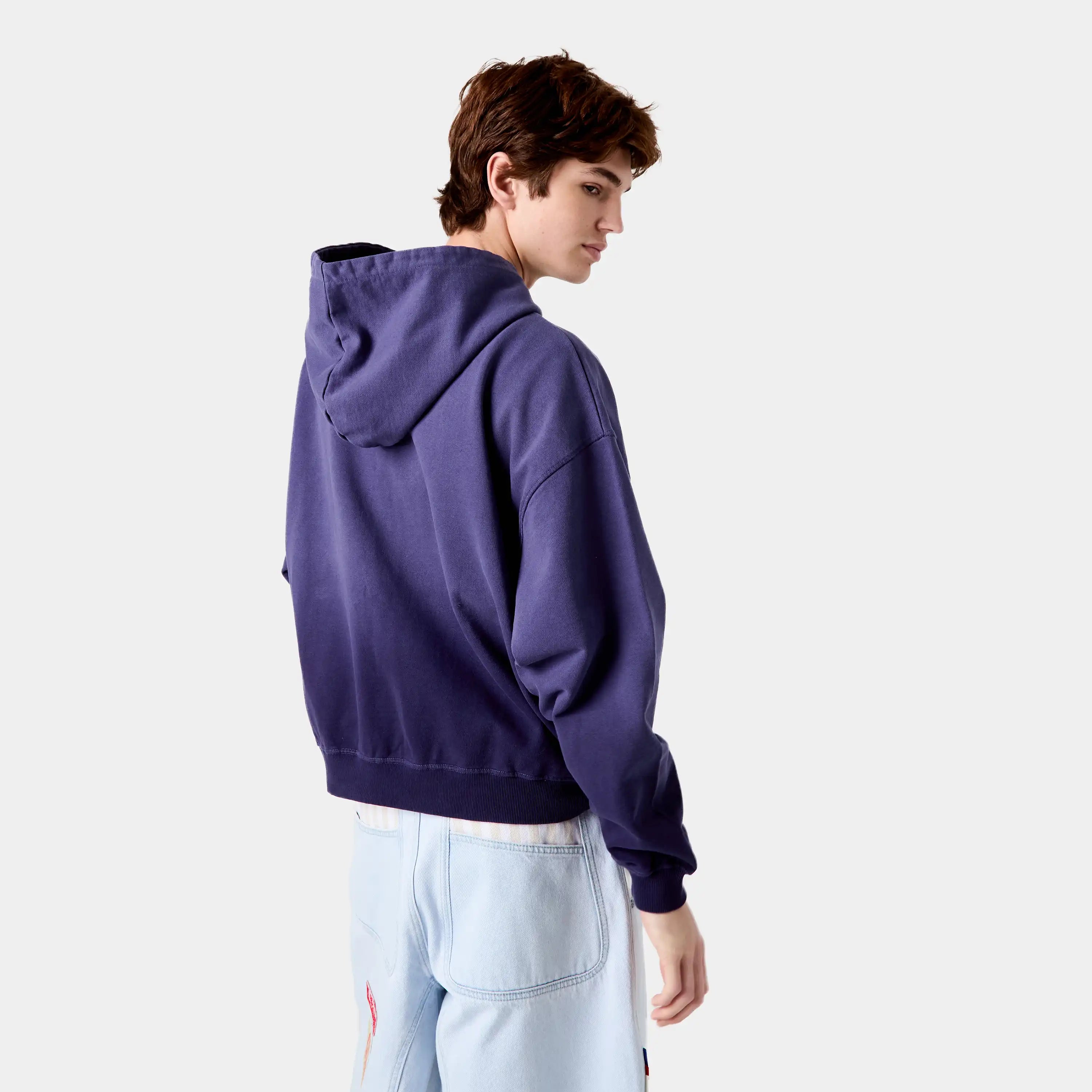 Dusk Blue Ribbon Full Zip Hoodies eme
