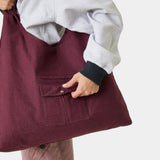 Duster Burgundy Tote Bag Accesories Eme Studios